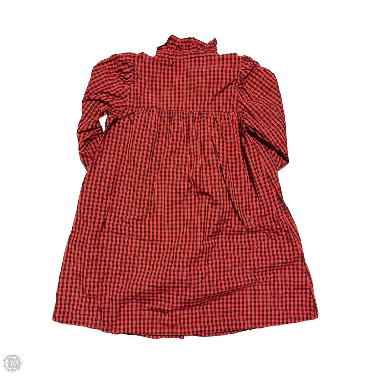 Dress Casual Short By H&m In Plaid Pattern, Size: M