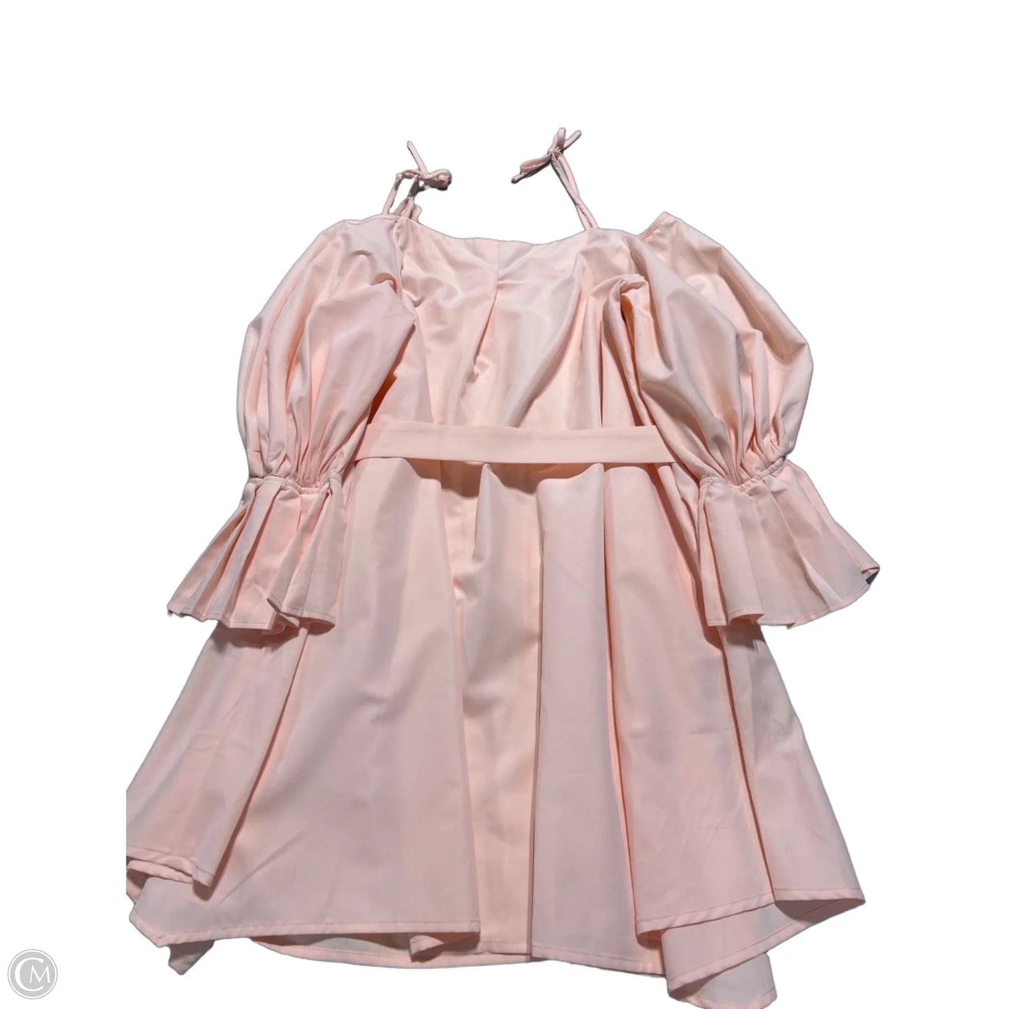 Dress Casual Midi By Cmc In Pink, Size: M