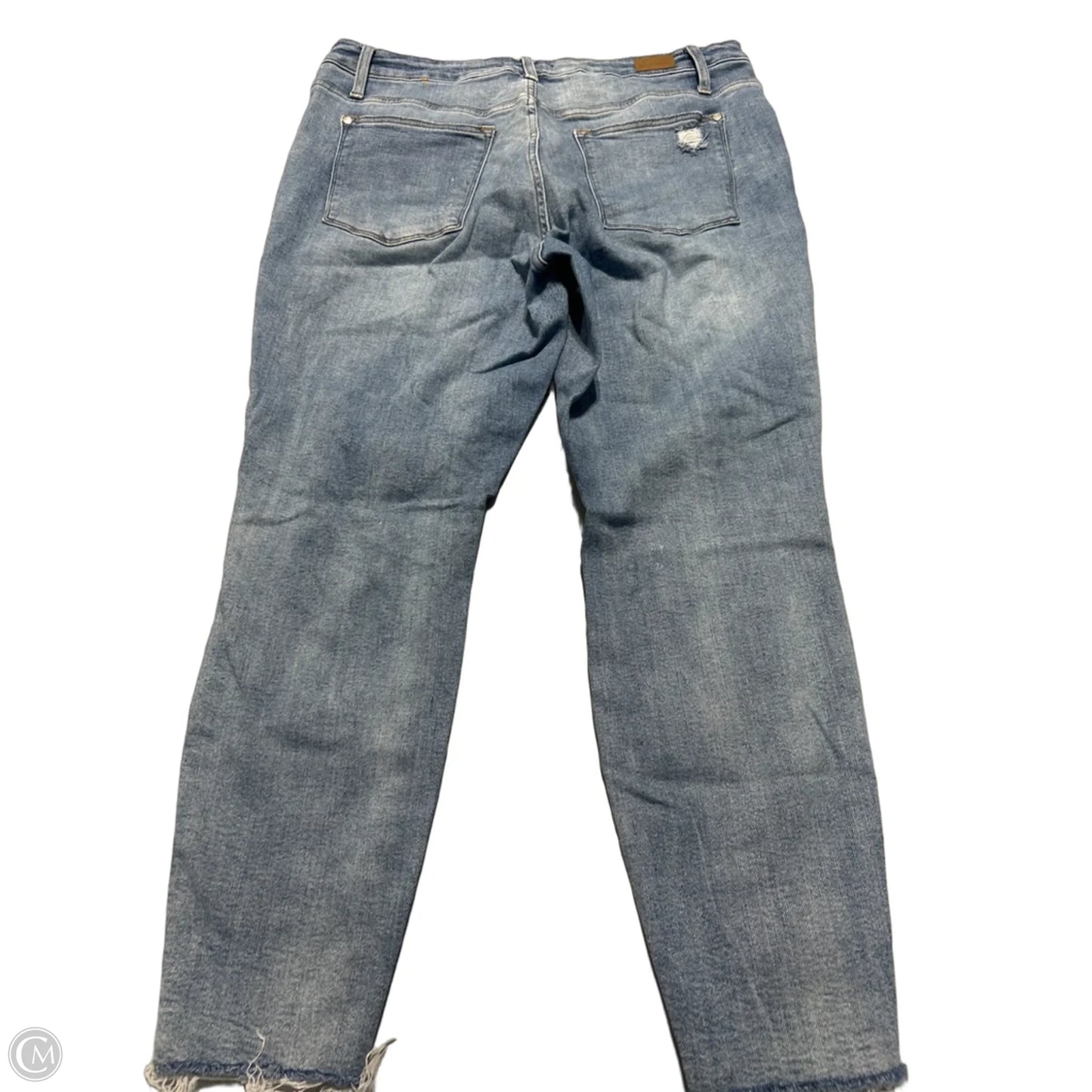 Jeans Straight By Judy Blue In Blue Denim, Size: 18