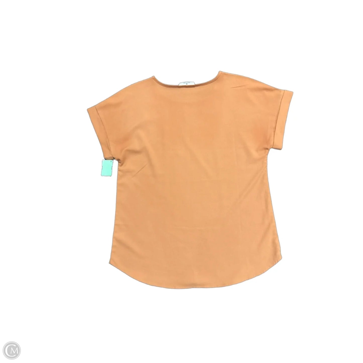 Top Short Sleeve By Zenana In Tan, Size: M