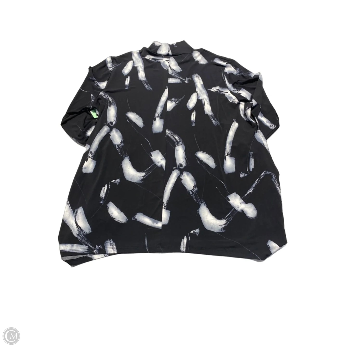 Top 3/4 Sleeve By Clara Sun Woo In Black, Size: 3x