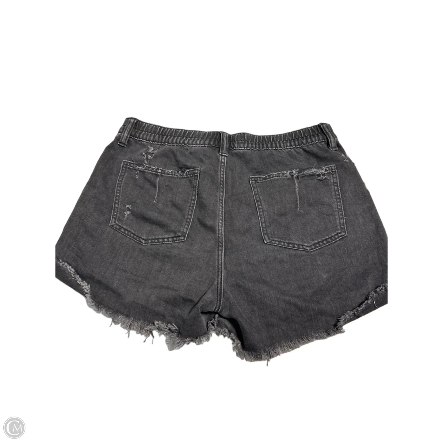 Shorts By Aerie In Black Denim, Size: M
