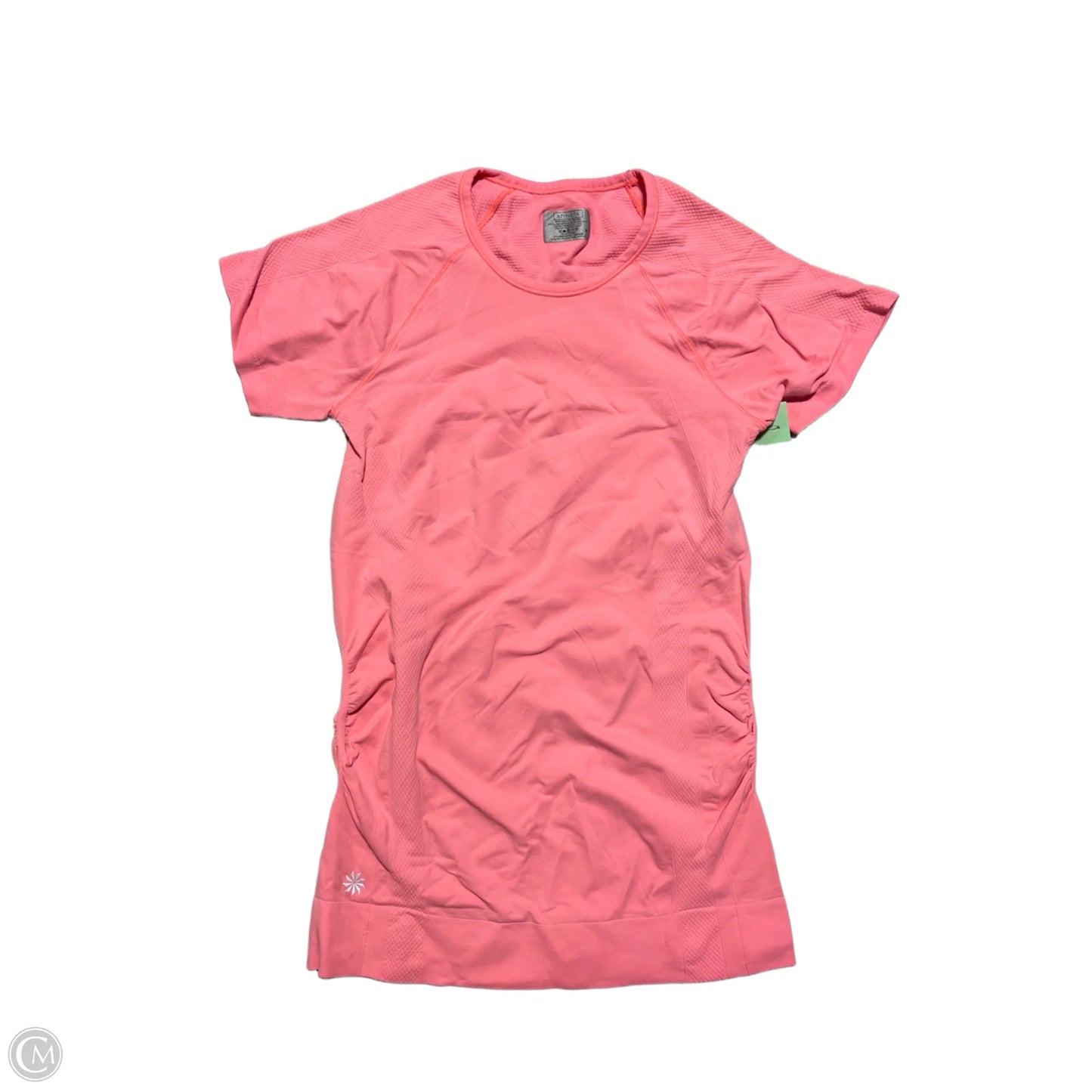 Athletic Top Short Sleeve By Athleta In Pink, Size: S