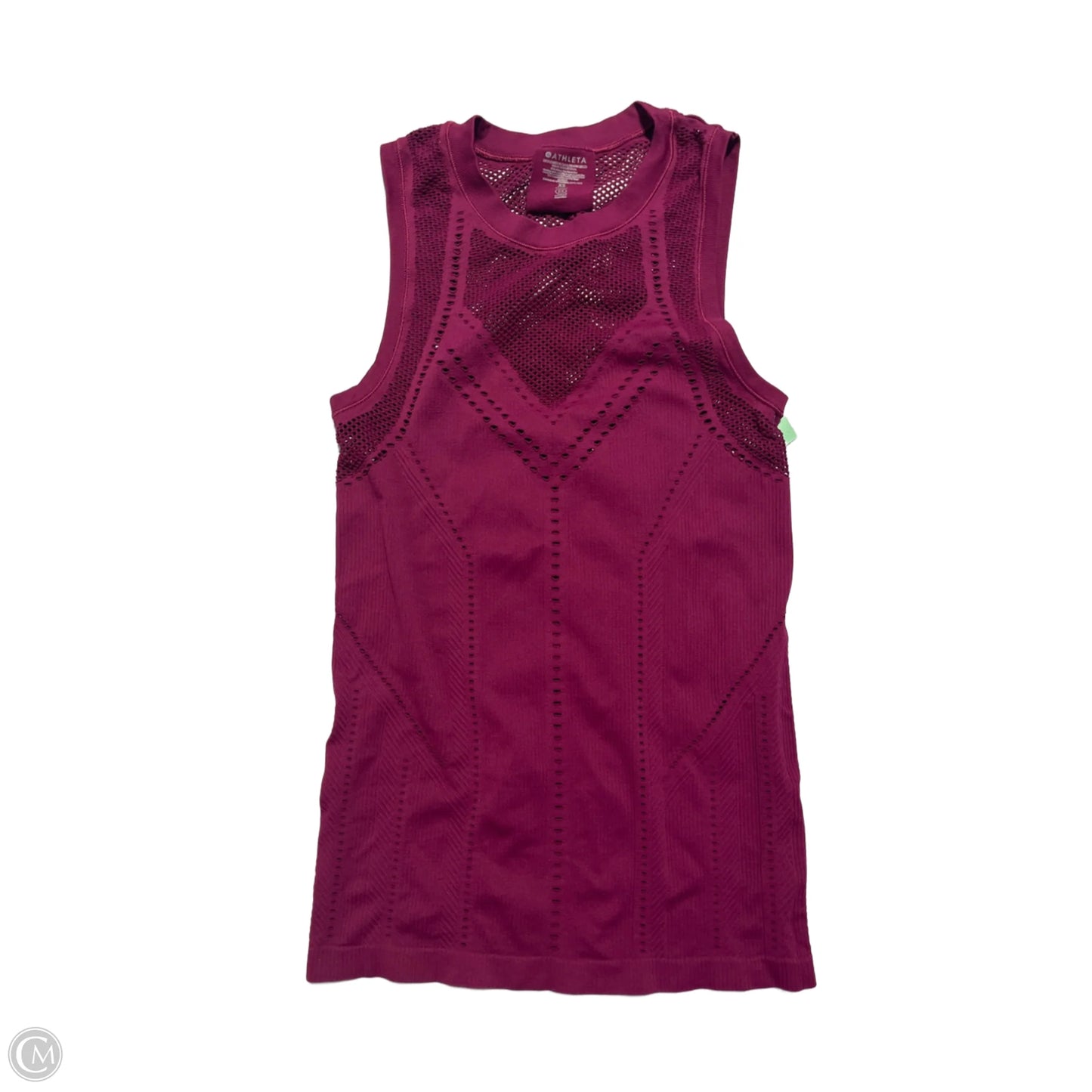 Athletic Tank Top By Athleta In Maroon, Size: Xs