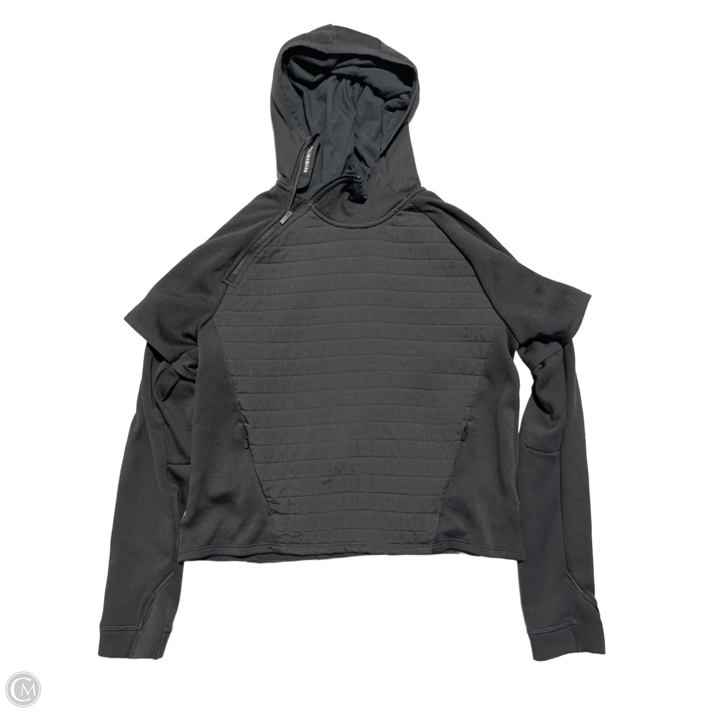 Athletic Jacket By Adidas In Black, Size: M