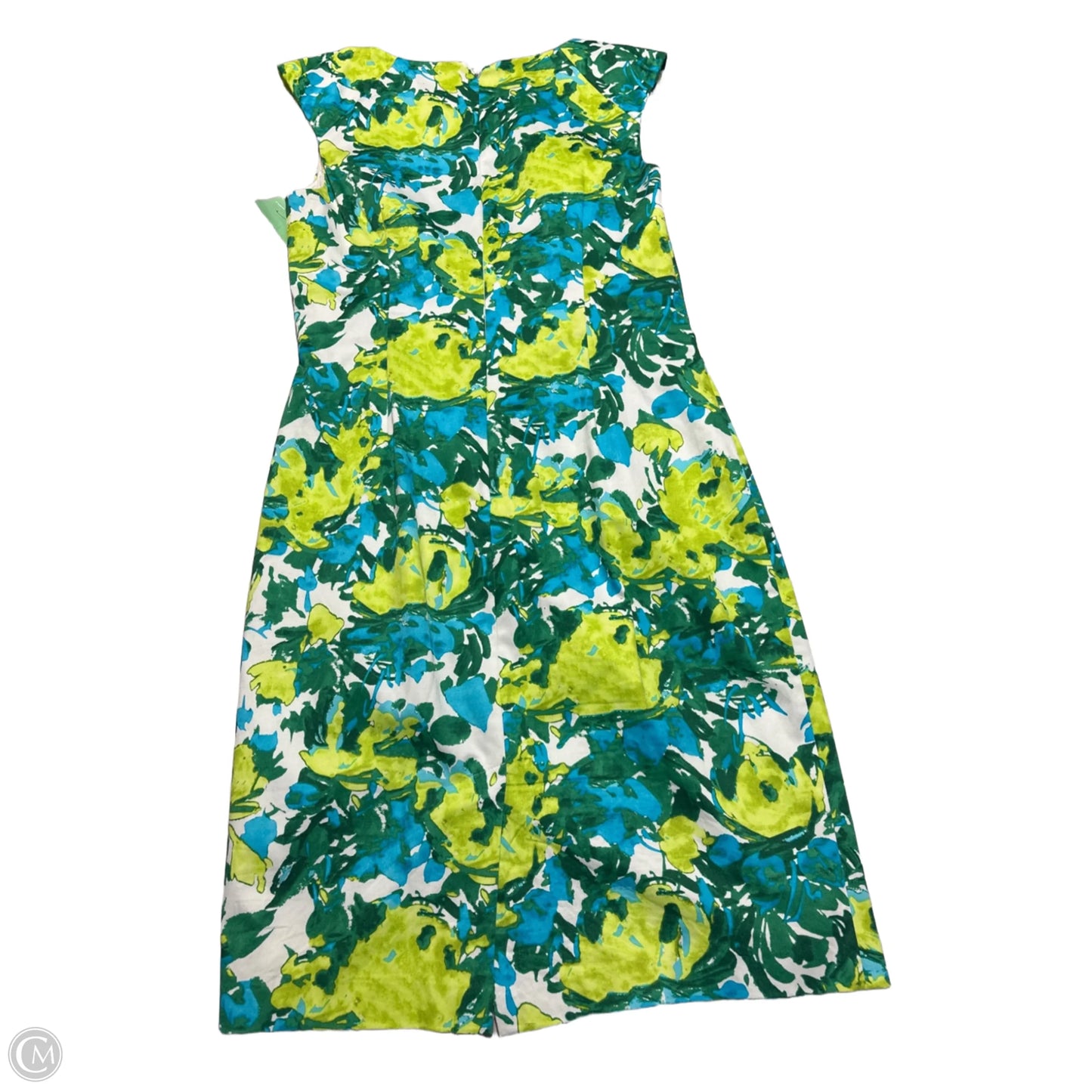 Dress Casual Midi By Adrianna Papell In Green, Size: M