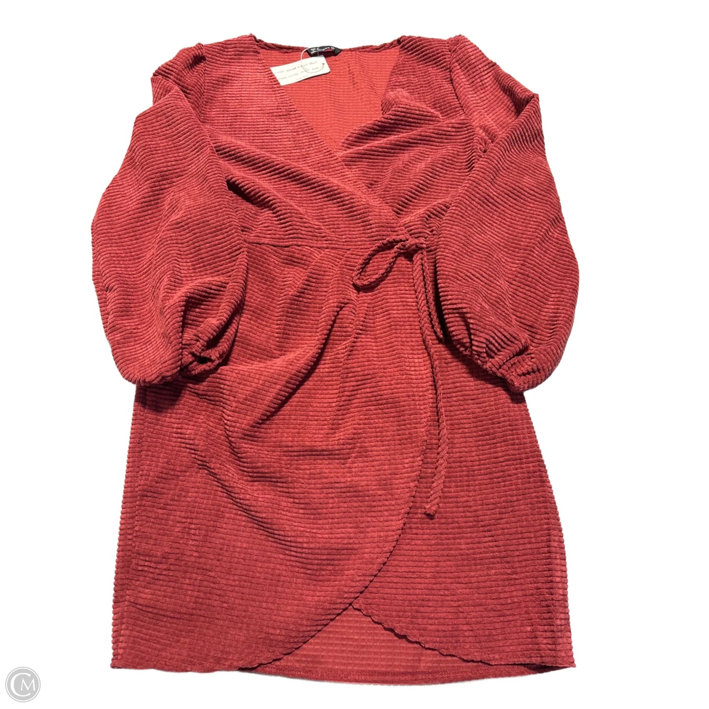 Dress Casual Midi By Cmc In Red, Size: Xl