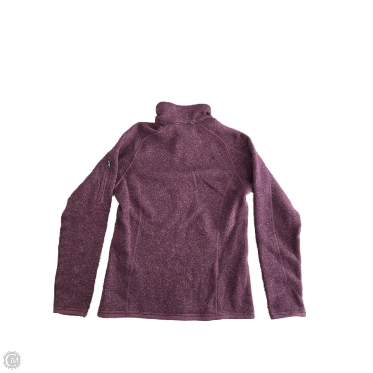 Athletic Jacket By Patagonia In Maroon, Size: M