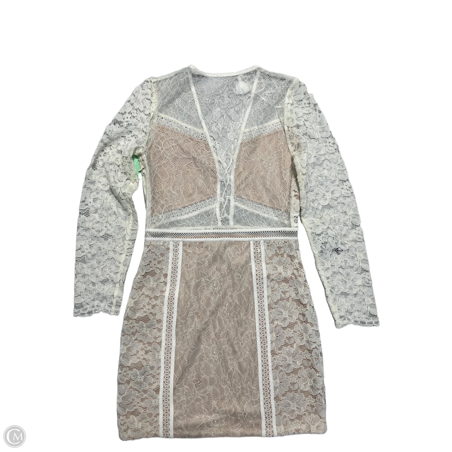 Dress Casual Short By Express In White, Size: M
