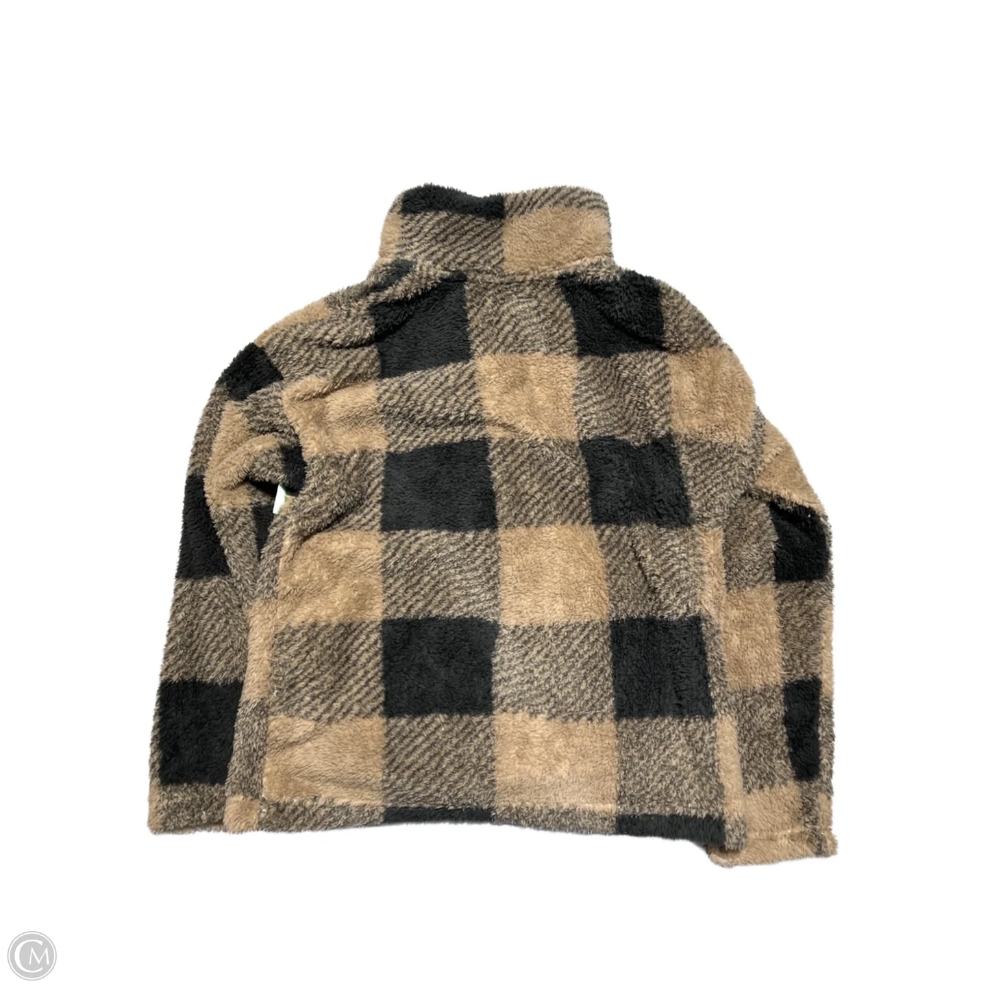 Jacket Faux Fur & Sherpa By Altard State In Plaid Pattern, Size: S
