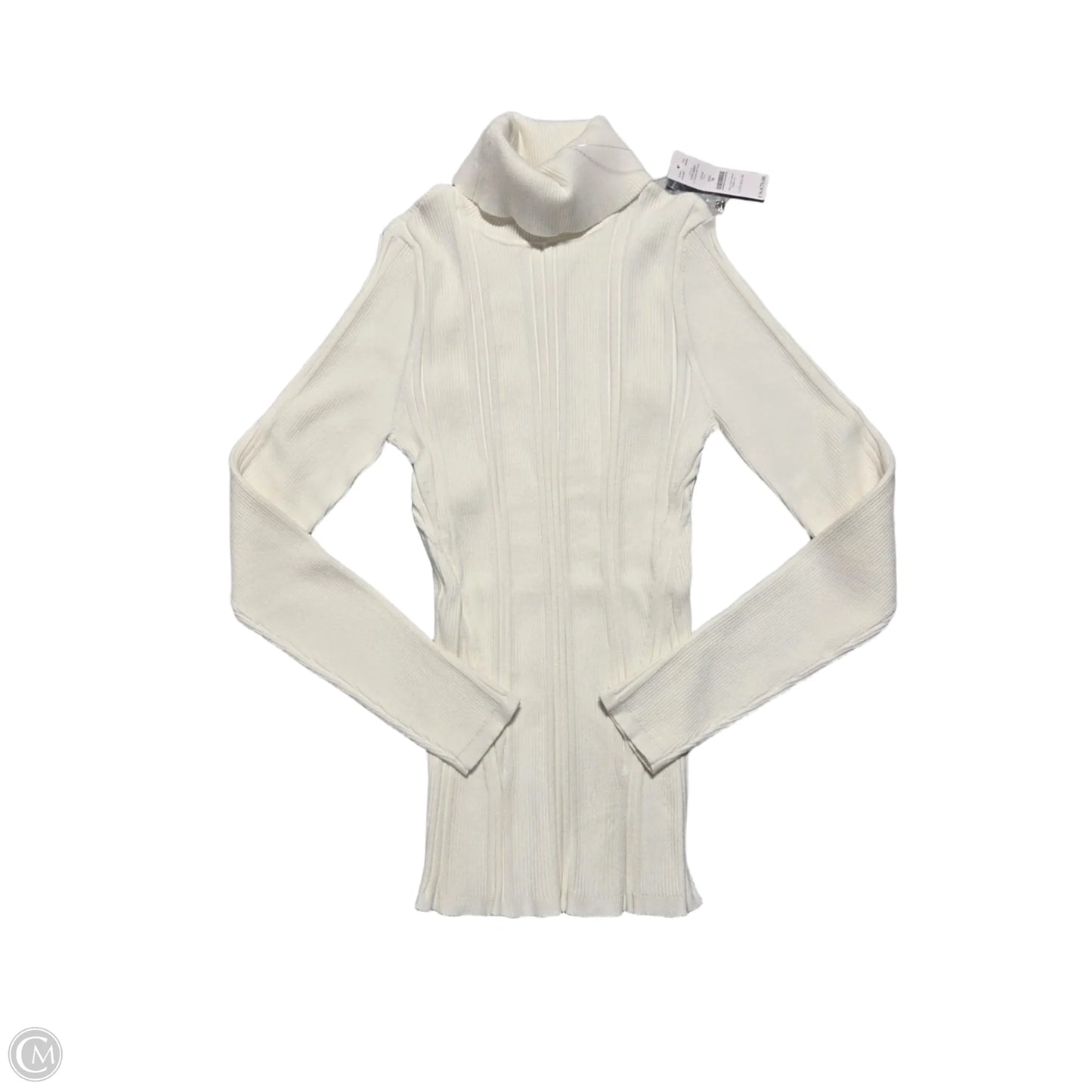 Top Long Sleeve By White House Black Market In White, Size: M