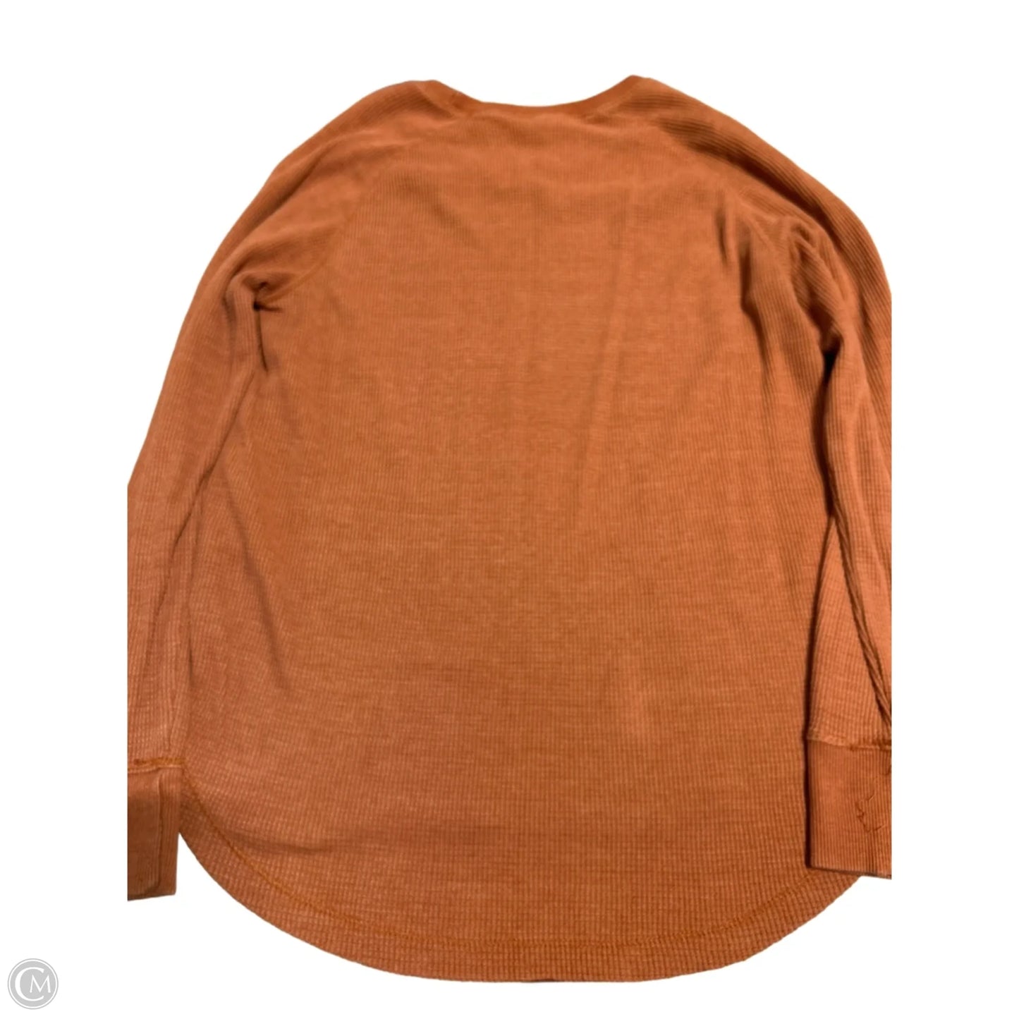 Top Long Sleeve By Eddie Bauer In Copper, Size: L