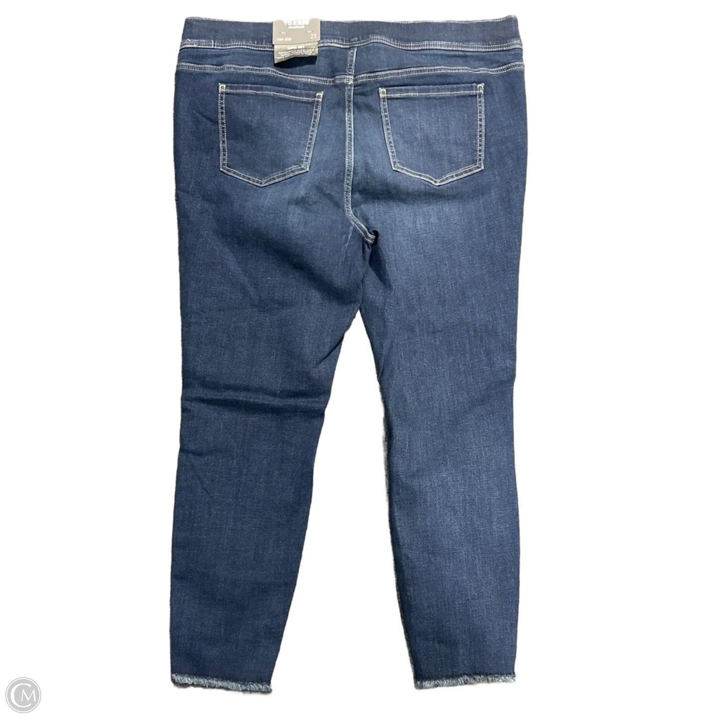 Jeans Cropped By Torrid In Blue Denim, Size: 2x