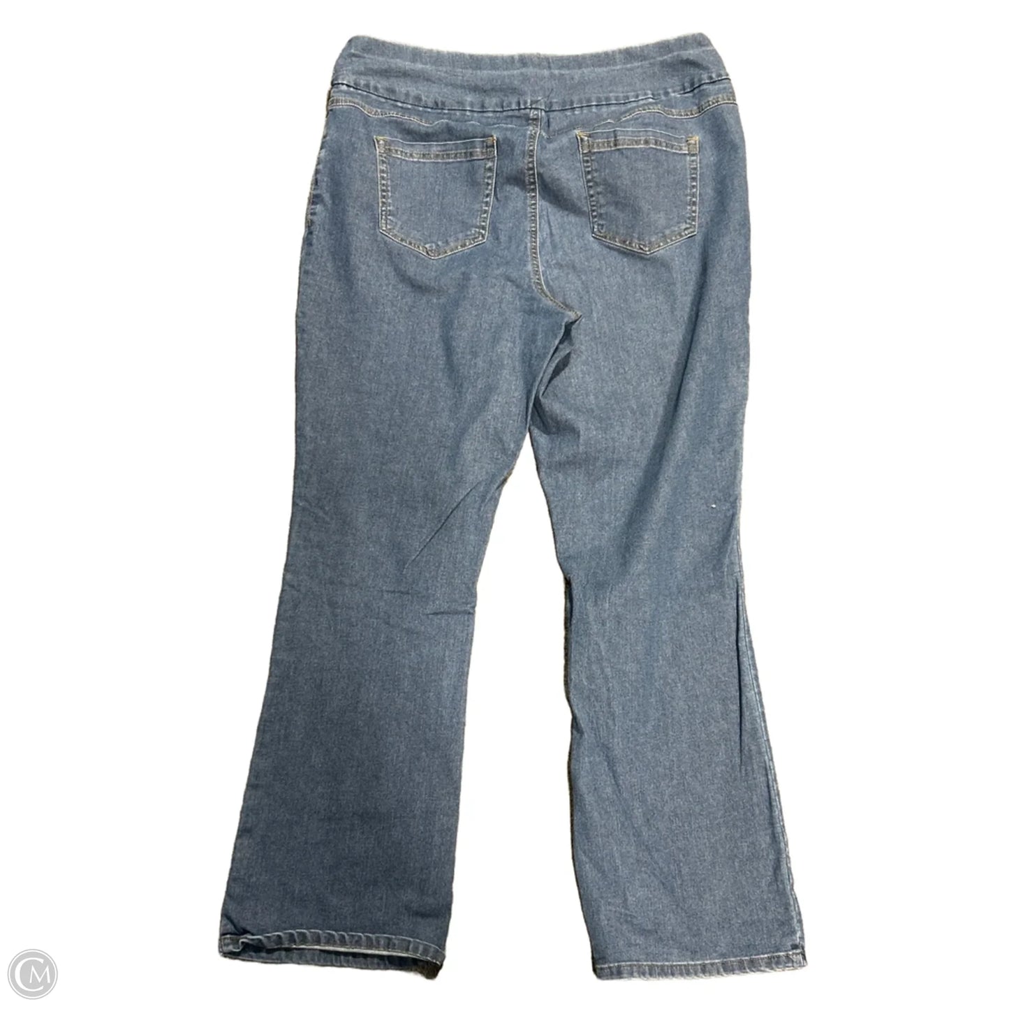 Jeans Flared By Woman Within In Blue Denim, Size: 18