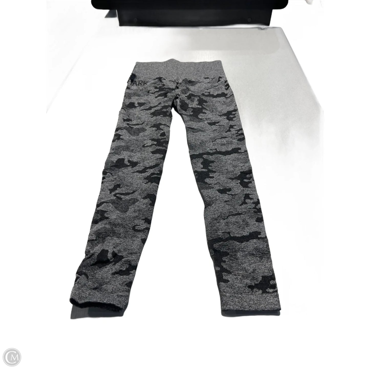 Athletic Leggings By Gym Shark In Black & Grey, Size: Xs