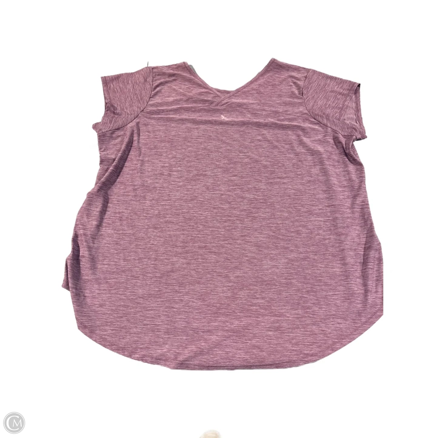 Athletic Top Short Sleeve By Eddie Bauer In Purple, Size: Xxl