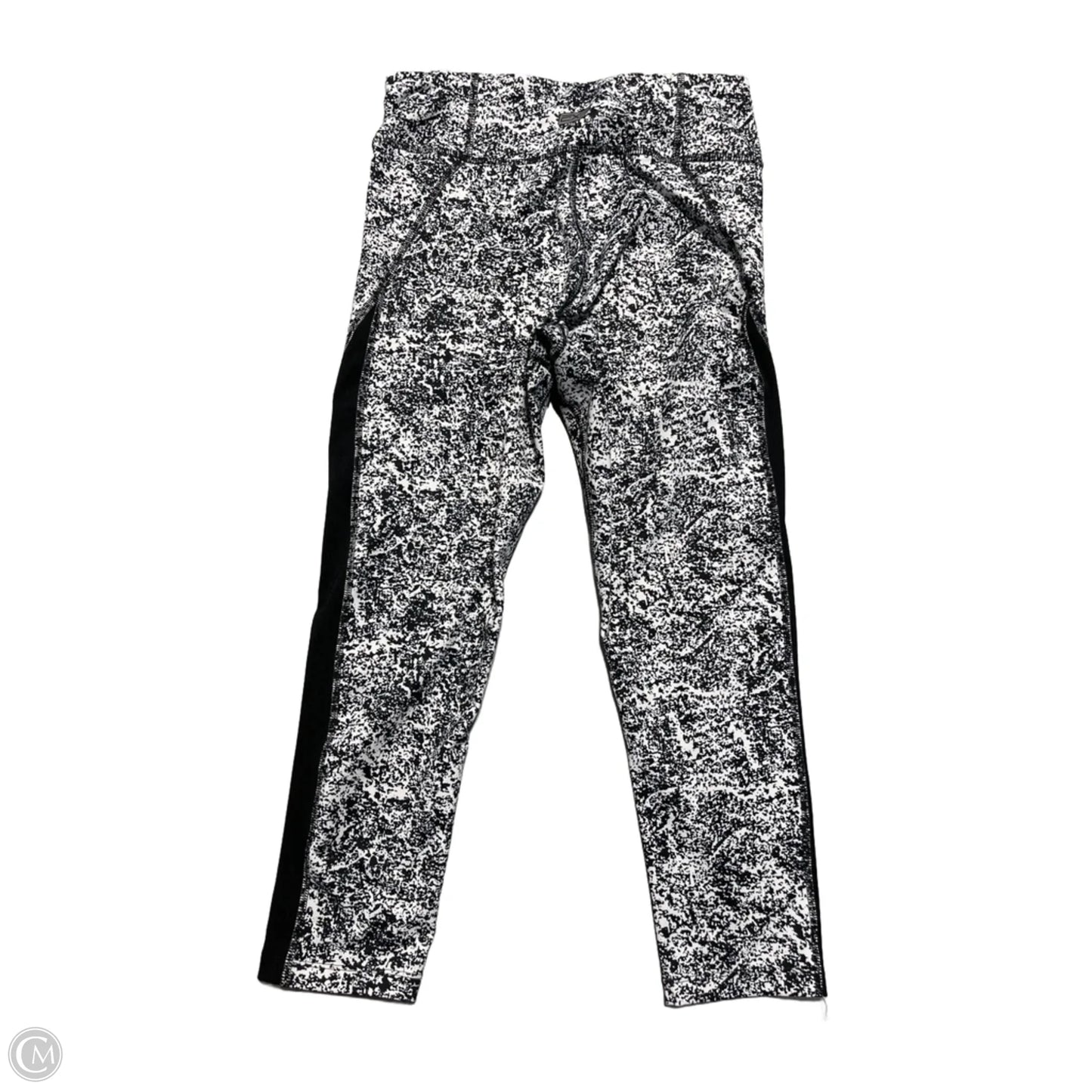 Athletic Leggings By Cme In Black & White, Size: S