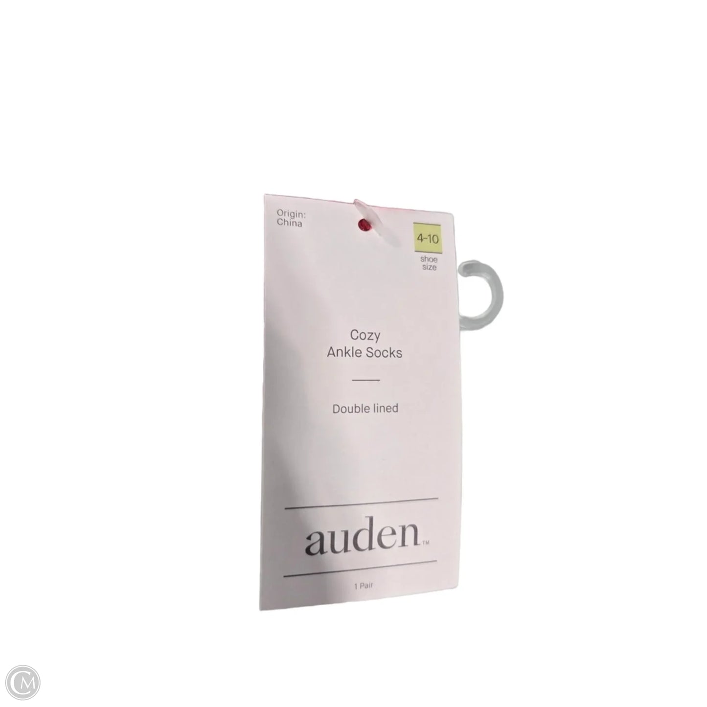 Socks By Auden In Red, Size: 0