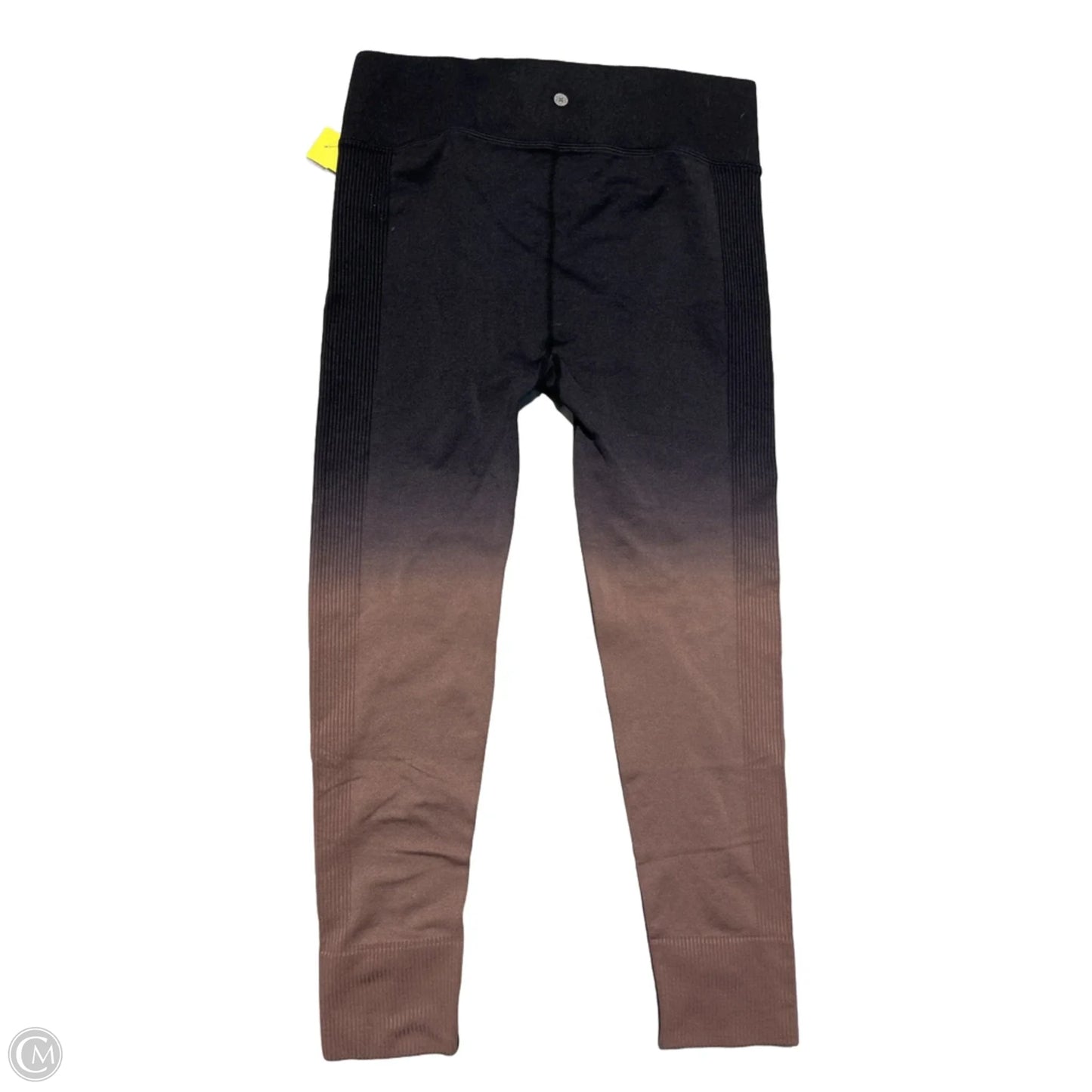 Athletic Leggings By Cme In Black & Brown, Size: Xl