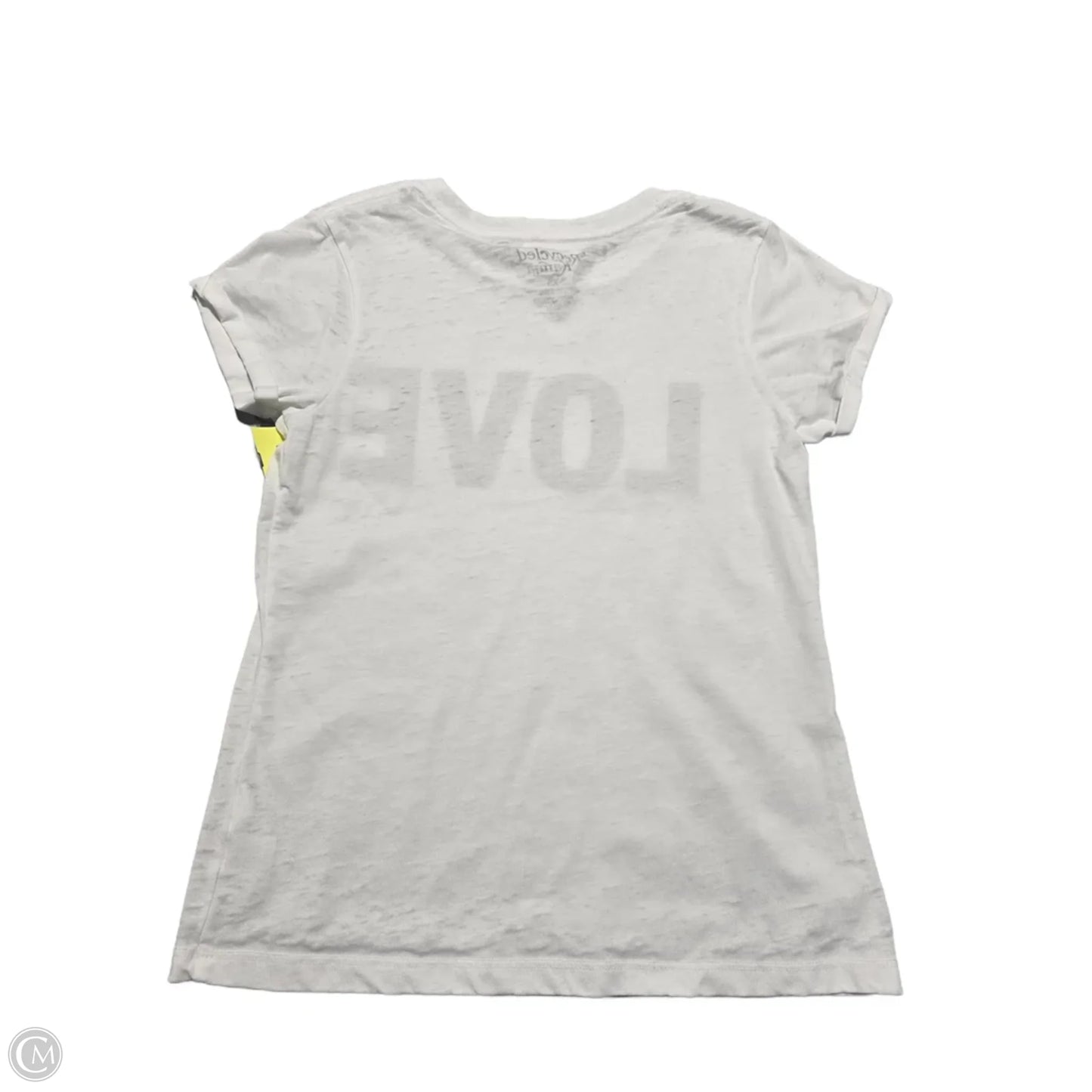 Top Short Sleeve Basic By Cmc In White, Size: S