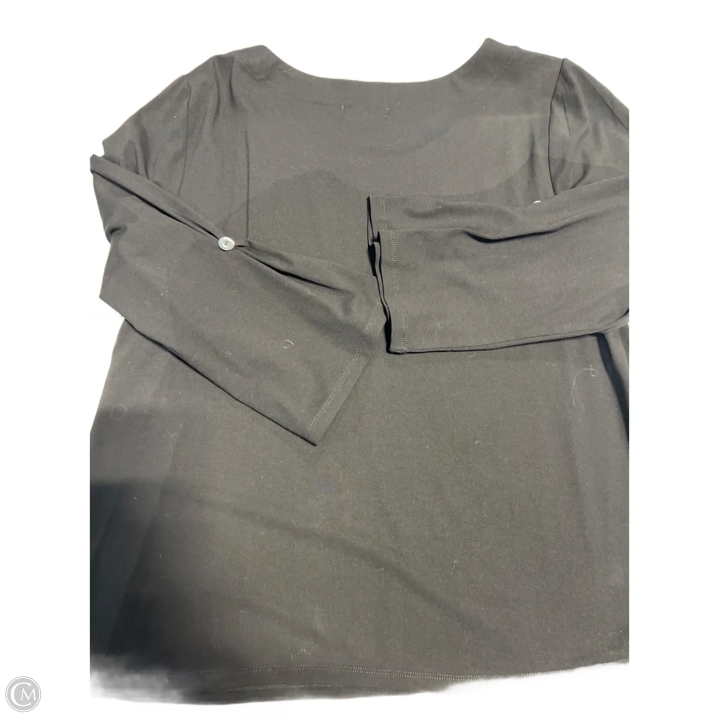 Top Long Sleeve By Habitat In Black, Size: L