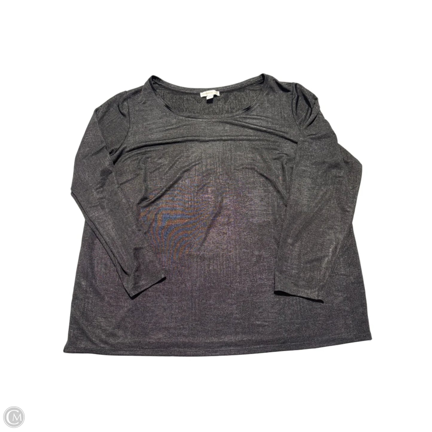 Top Long Sleeve By Westport In Black, Size: 2x