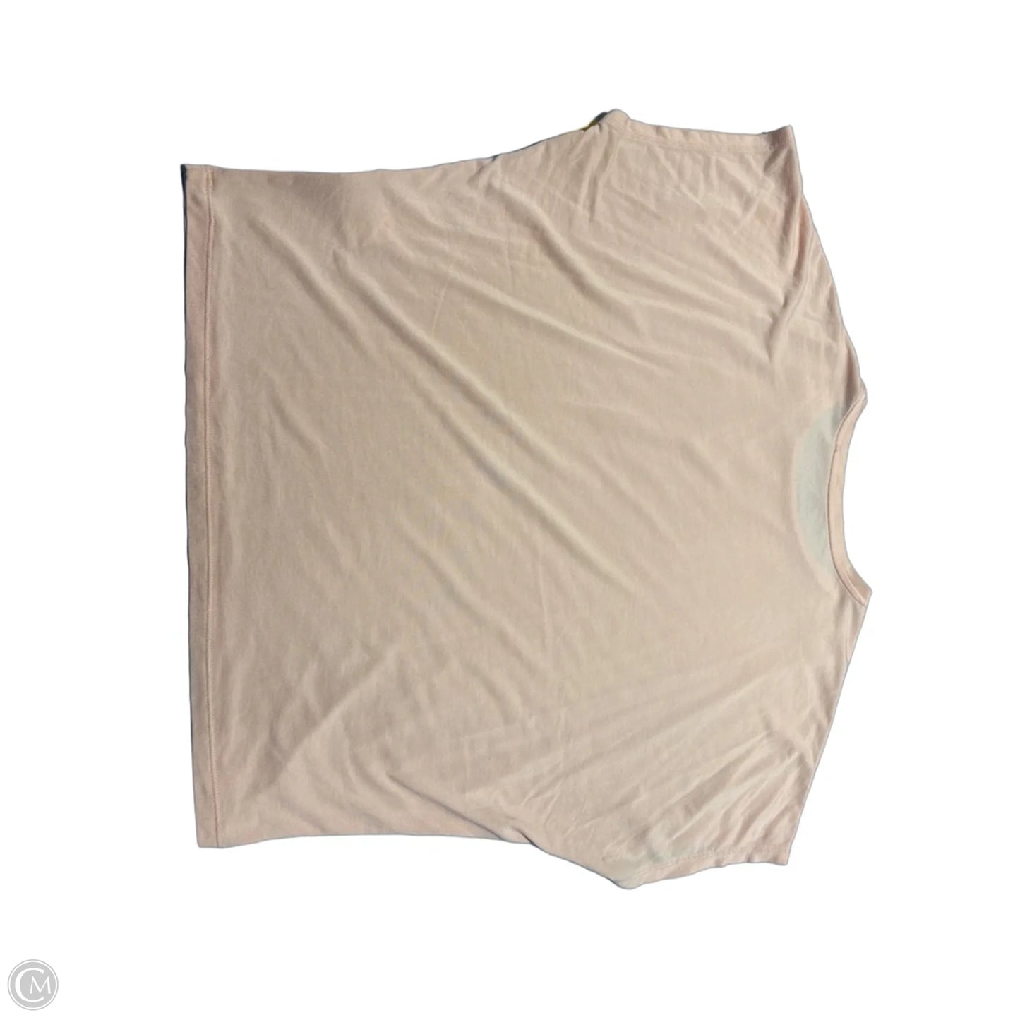 Athletic Top Short Sleeve By Cme In Peach, Size: M