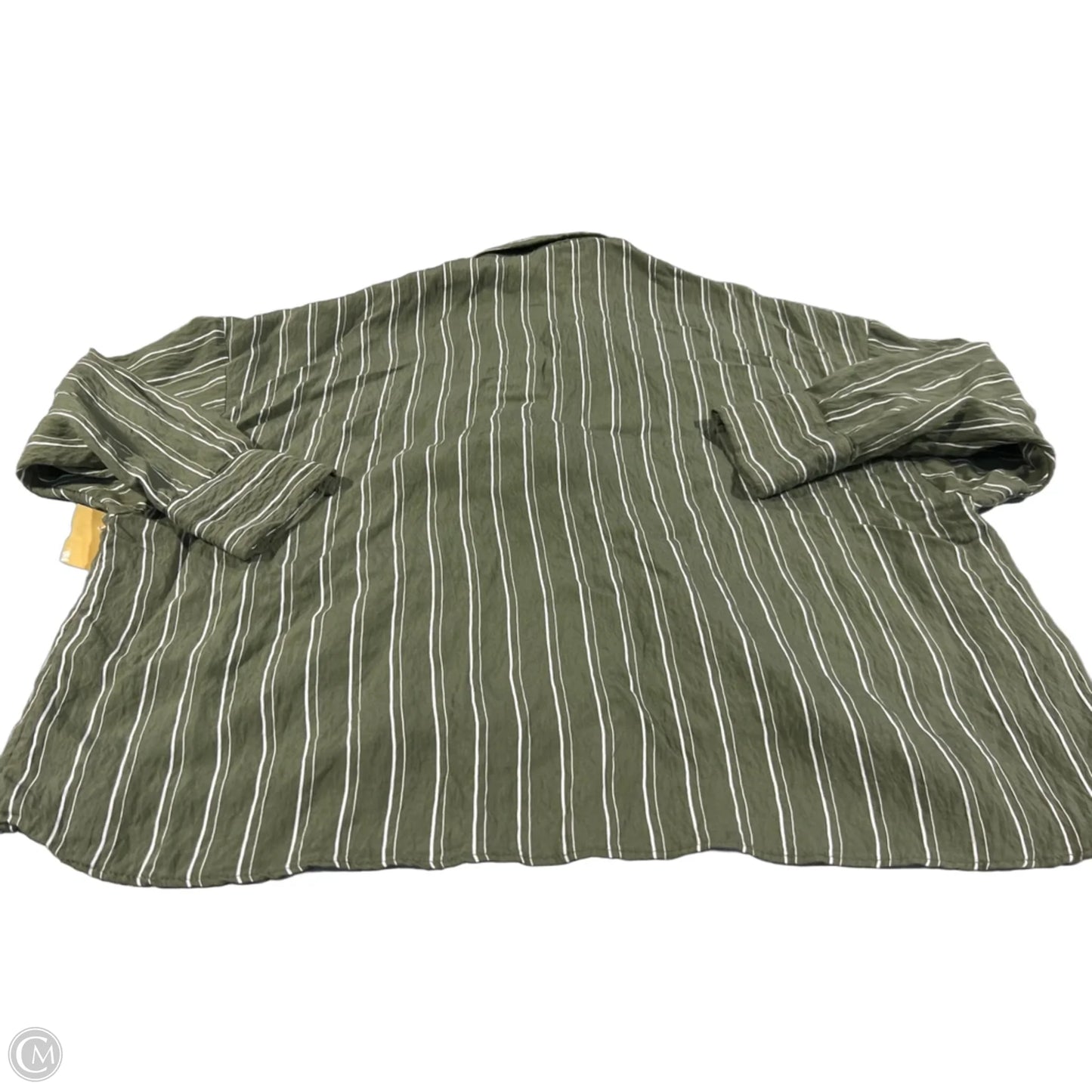 Top Long Sleeve By Anthropologie In Green, Size: Xs