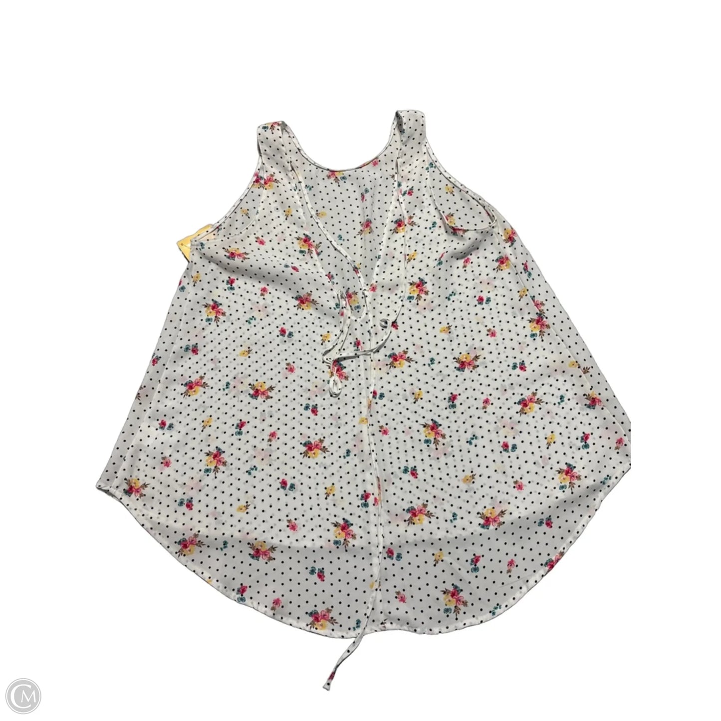 Tank Top By Lush In Polkadot Pattern, Size: M