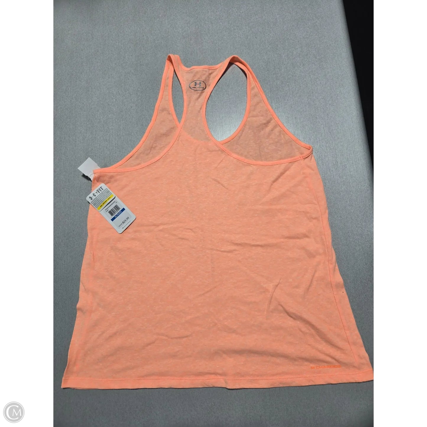 Athletic Tank Top By Under Armour In Orange, Size: Xl