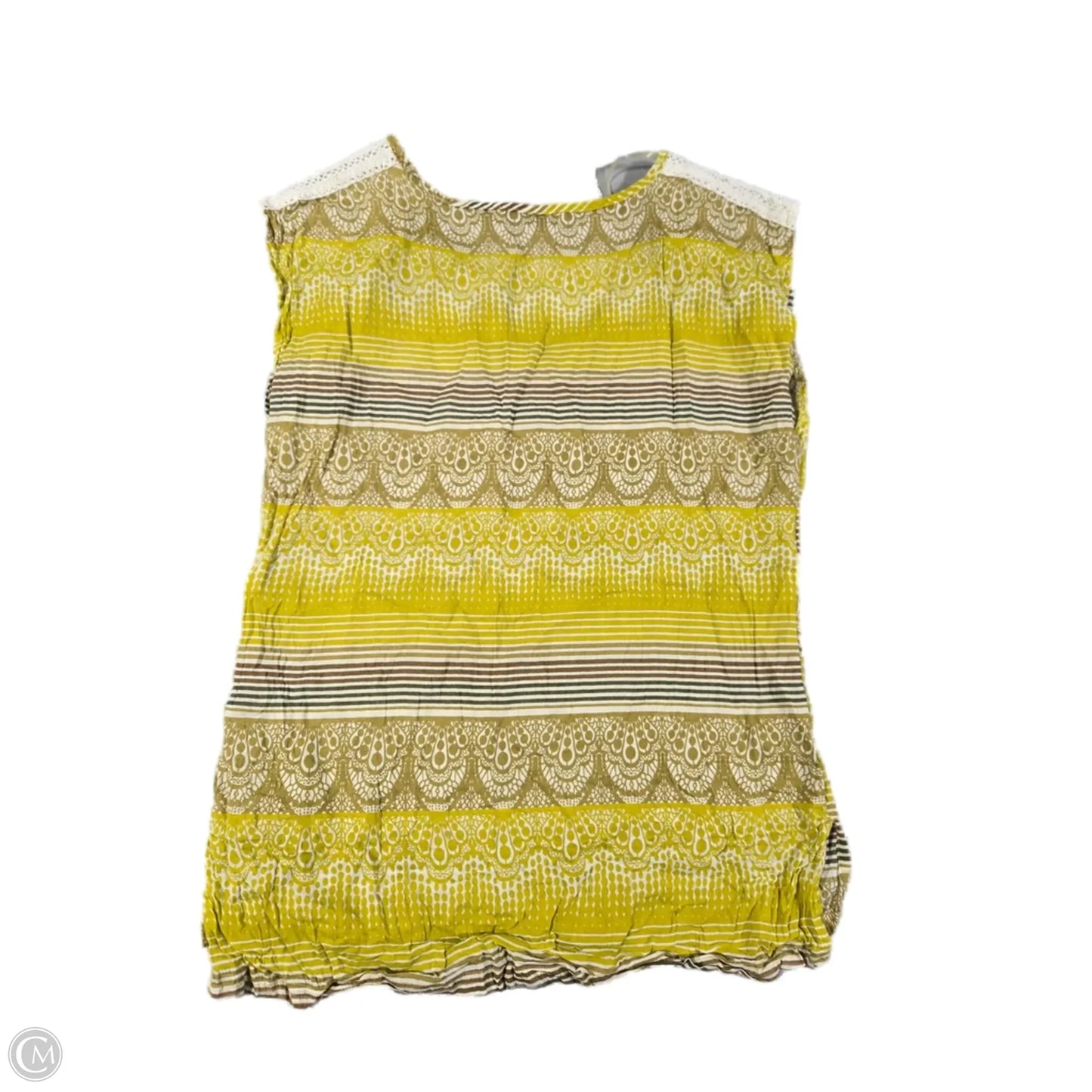 Top Short Sleeve By Prana In Yellow, Size: Xs