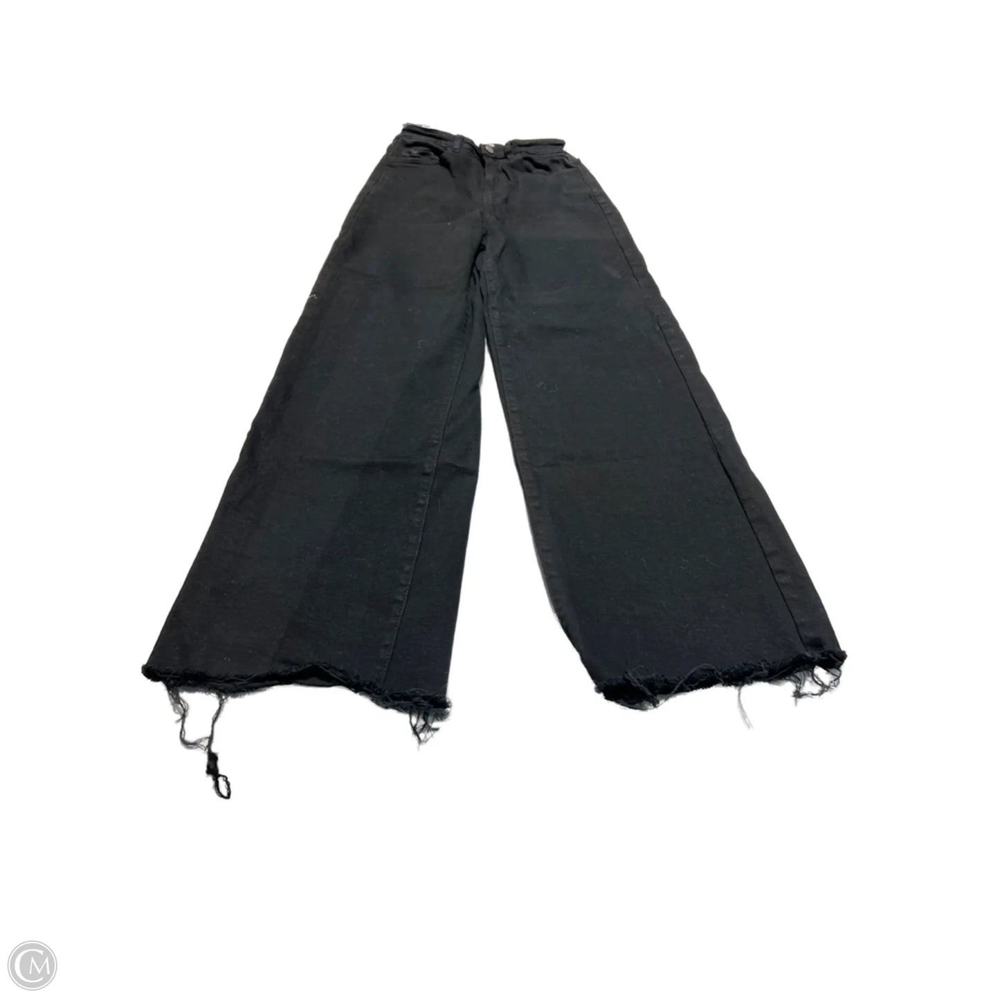 Jeans Wide Leg By Pink Lily In Black, Size: 2