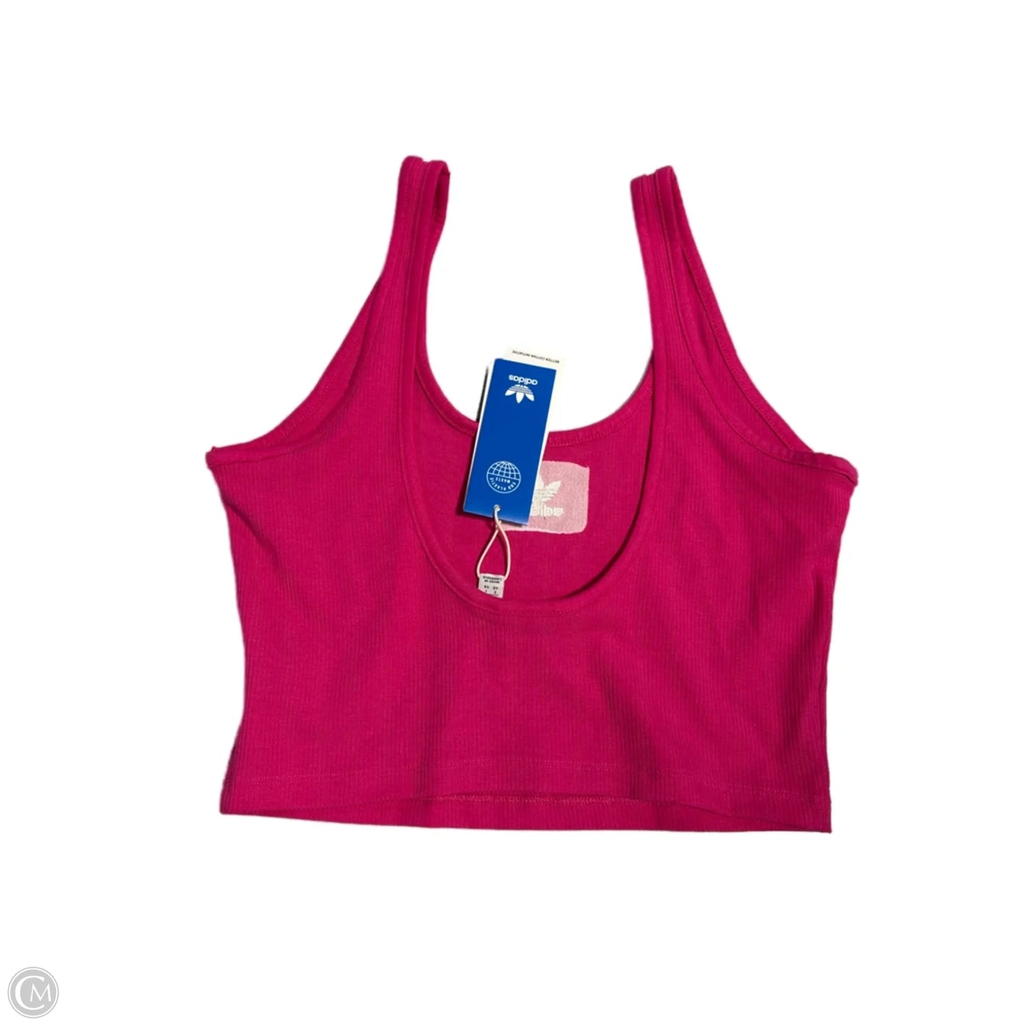 Athletic Tank Top By Adidas In Pink, Size: M