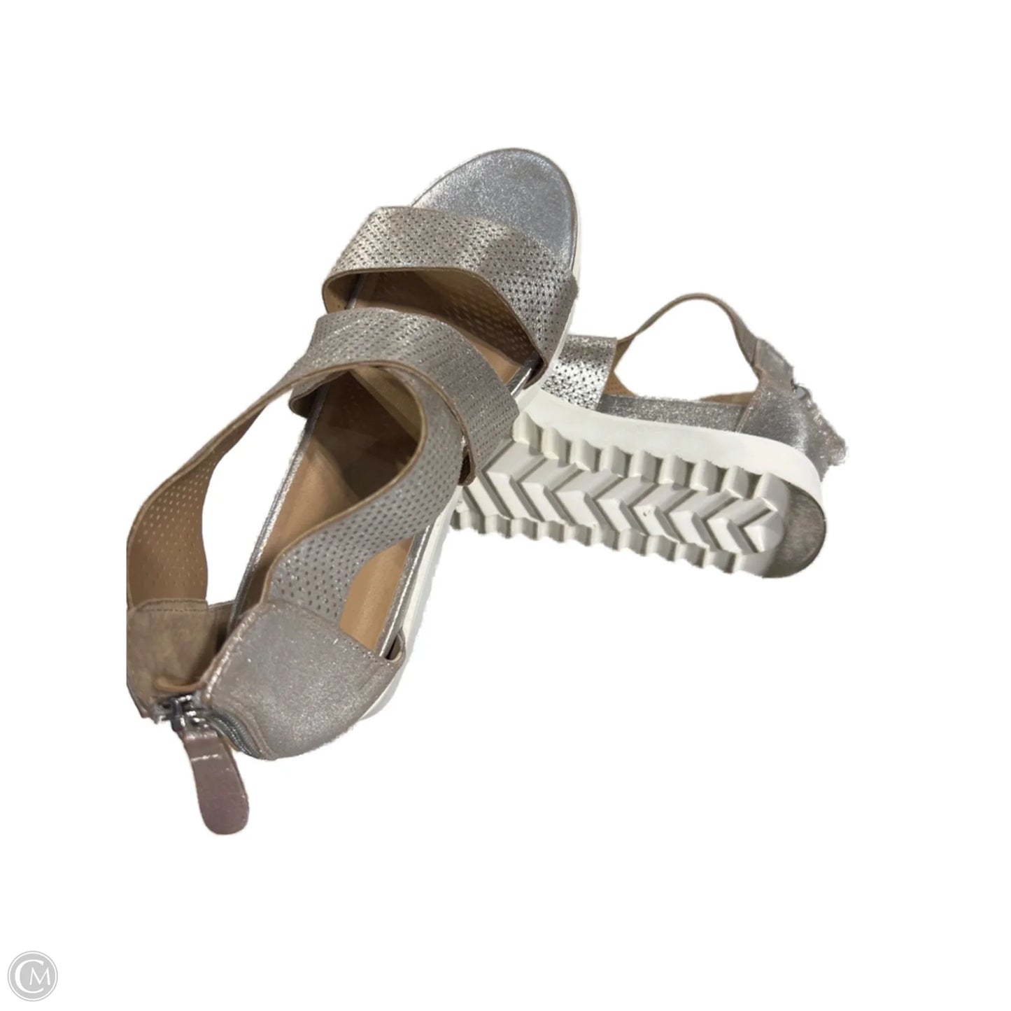 Shoes Heels Platform By Cme In Beige, Size: 10