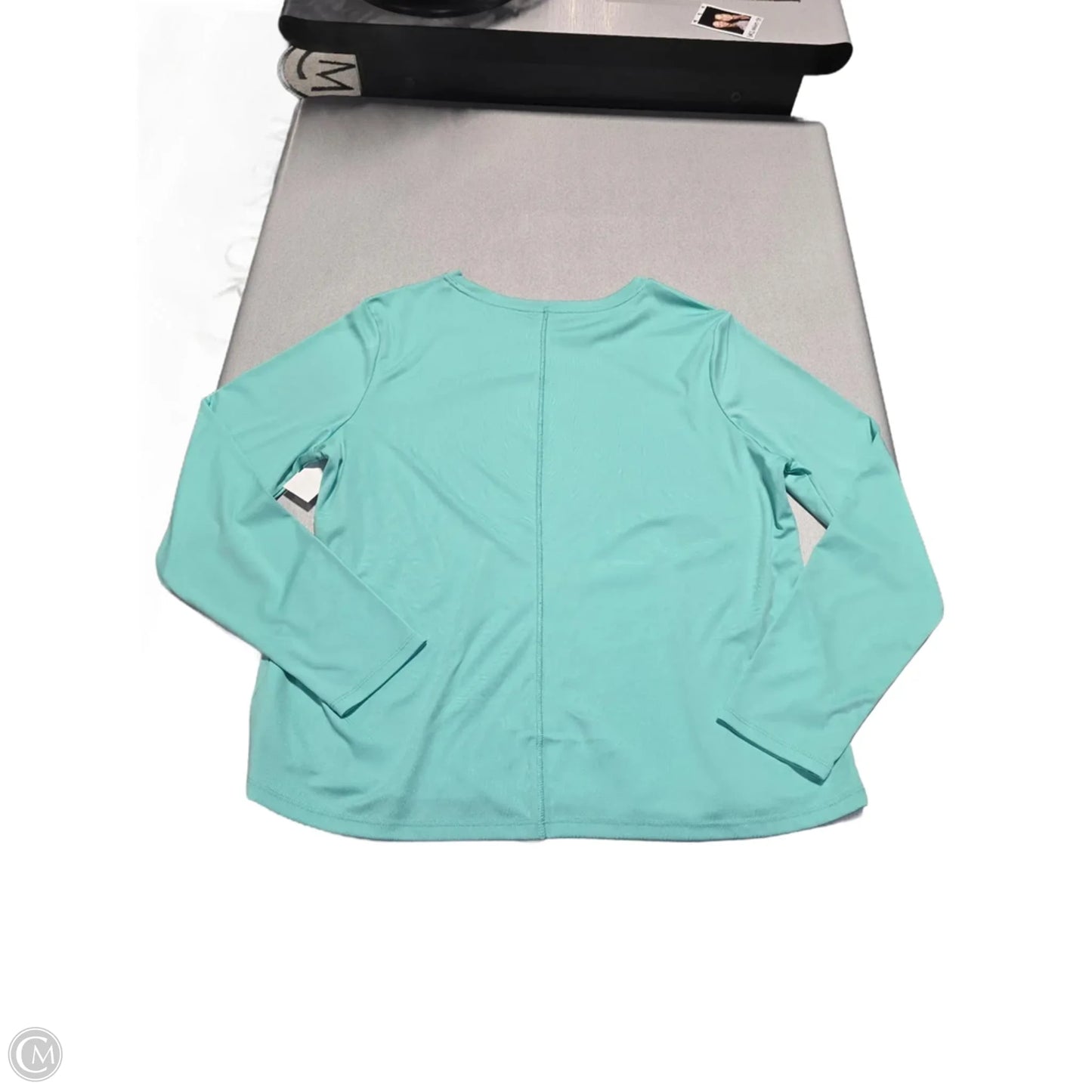 Top 2pc Long Sleeve By Athletic Works In Blue & Green, Size: Xl