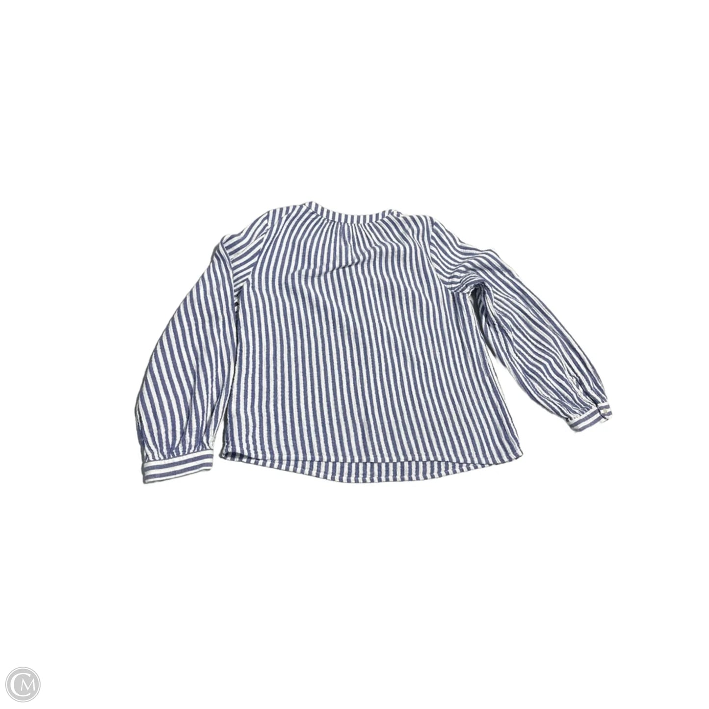 Tunic Long Sleeve By Universal Thread In Striped Pattern, Size: S