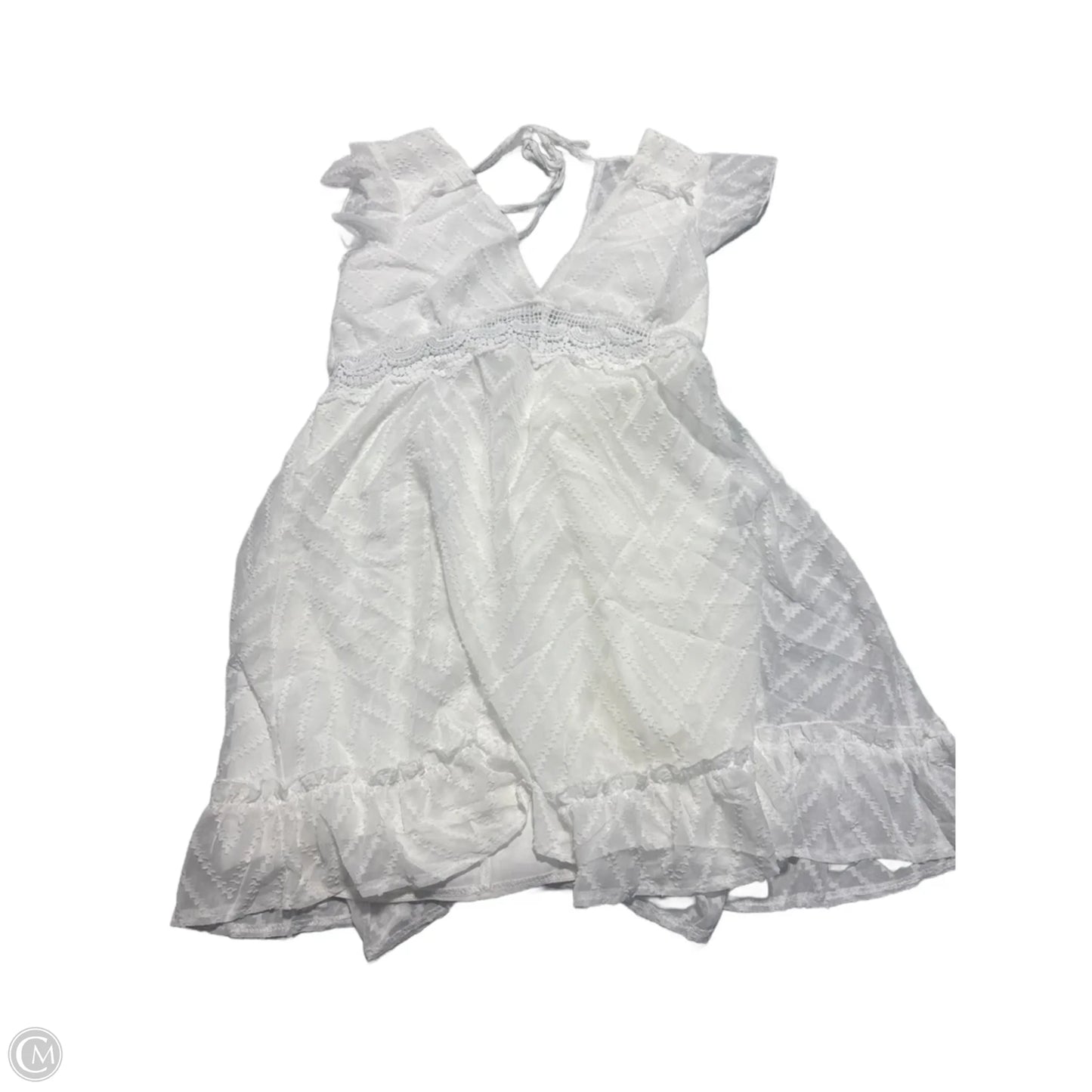 Dress Casual Midi By Shein In White, Size: L