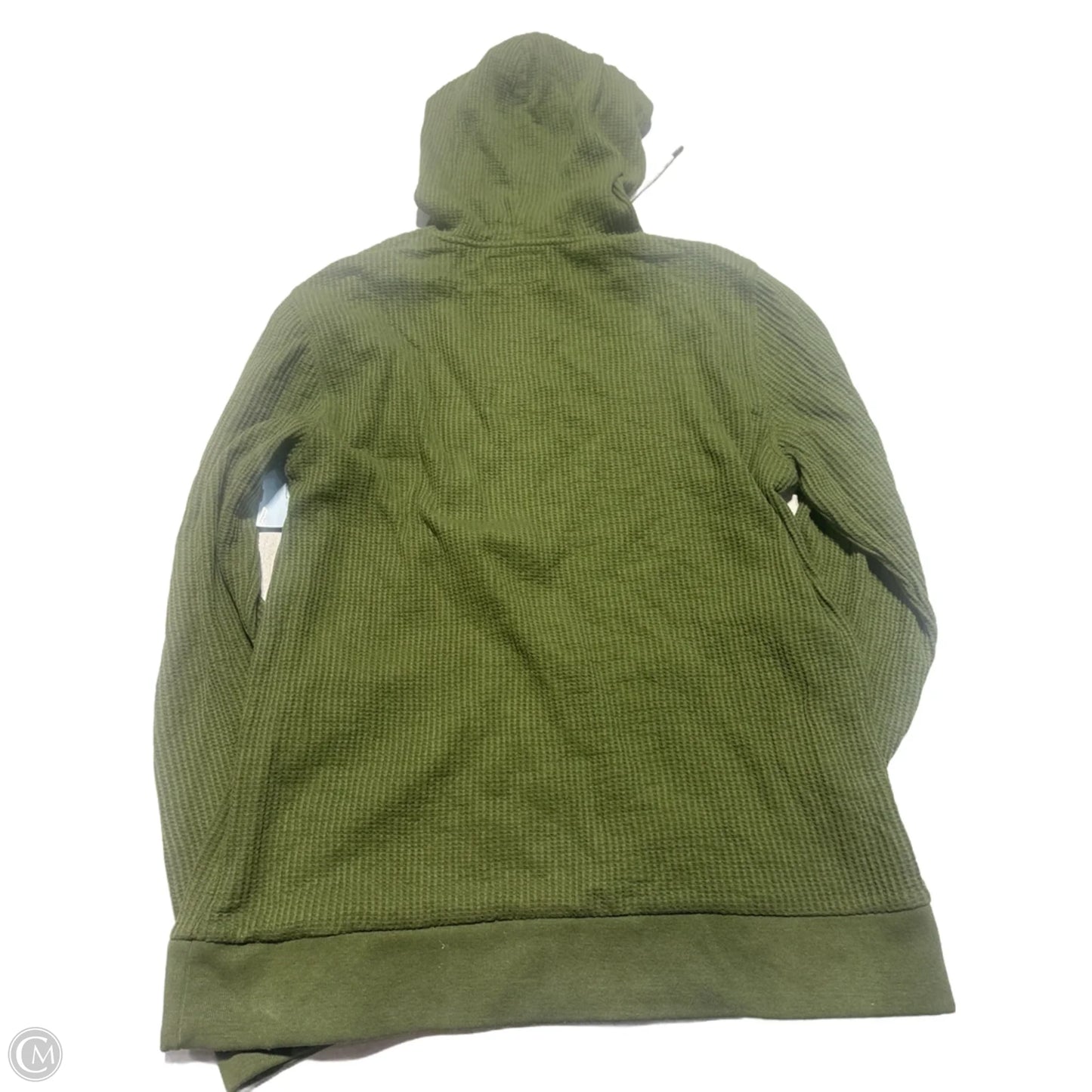 Sweatshirt Hoodie By Express In Green, Size: L