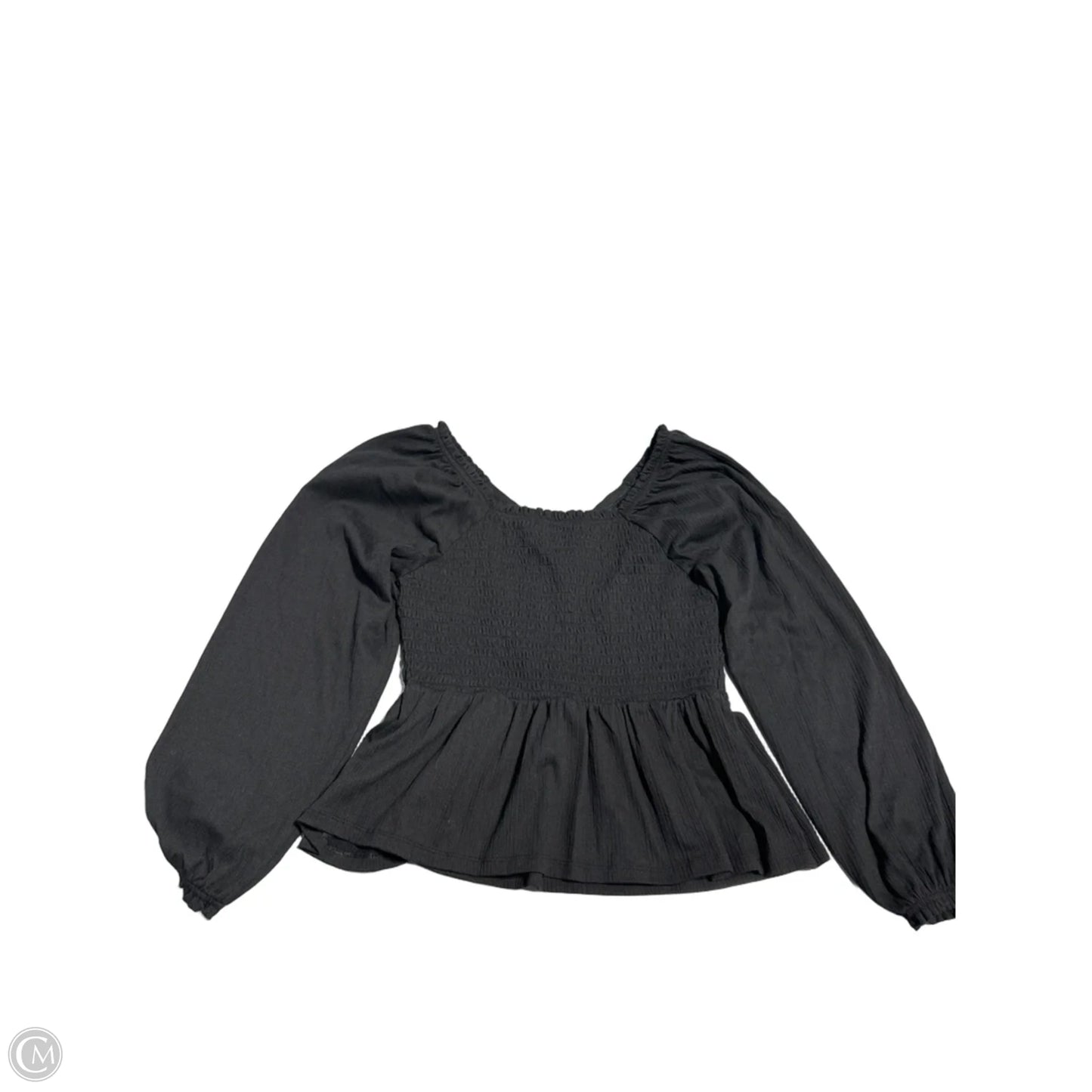 Top Long Sleeve By Old Navy In Black, Size: M