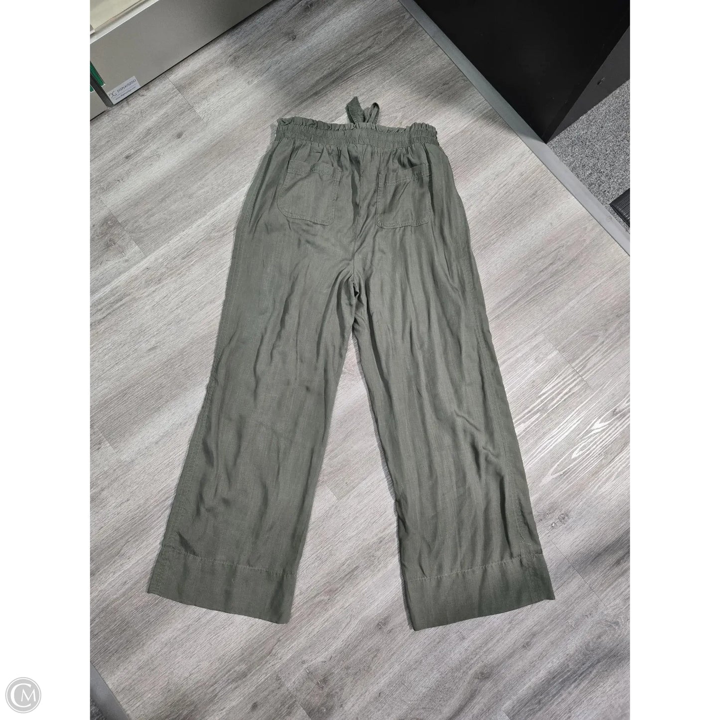 Pants Linen By Knox Rose In Green, Size: Xl