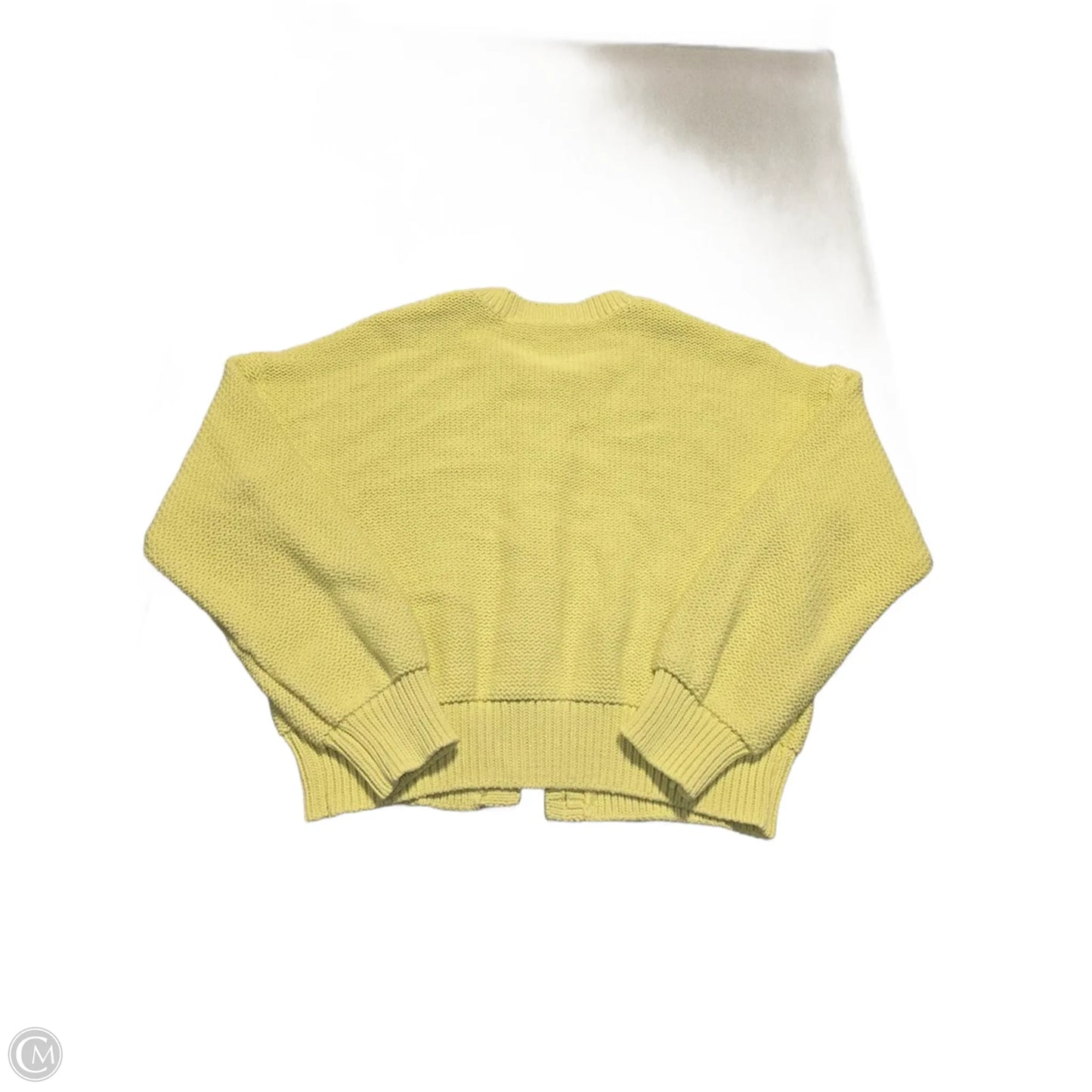 Cardigan By Ann Taylor In Yellow, Size: L