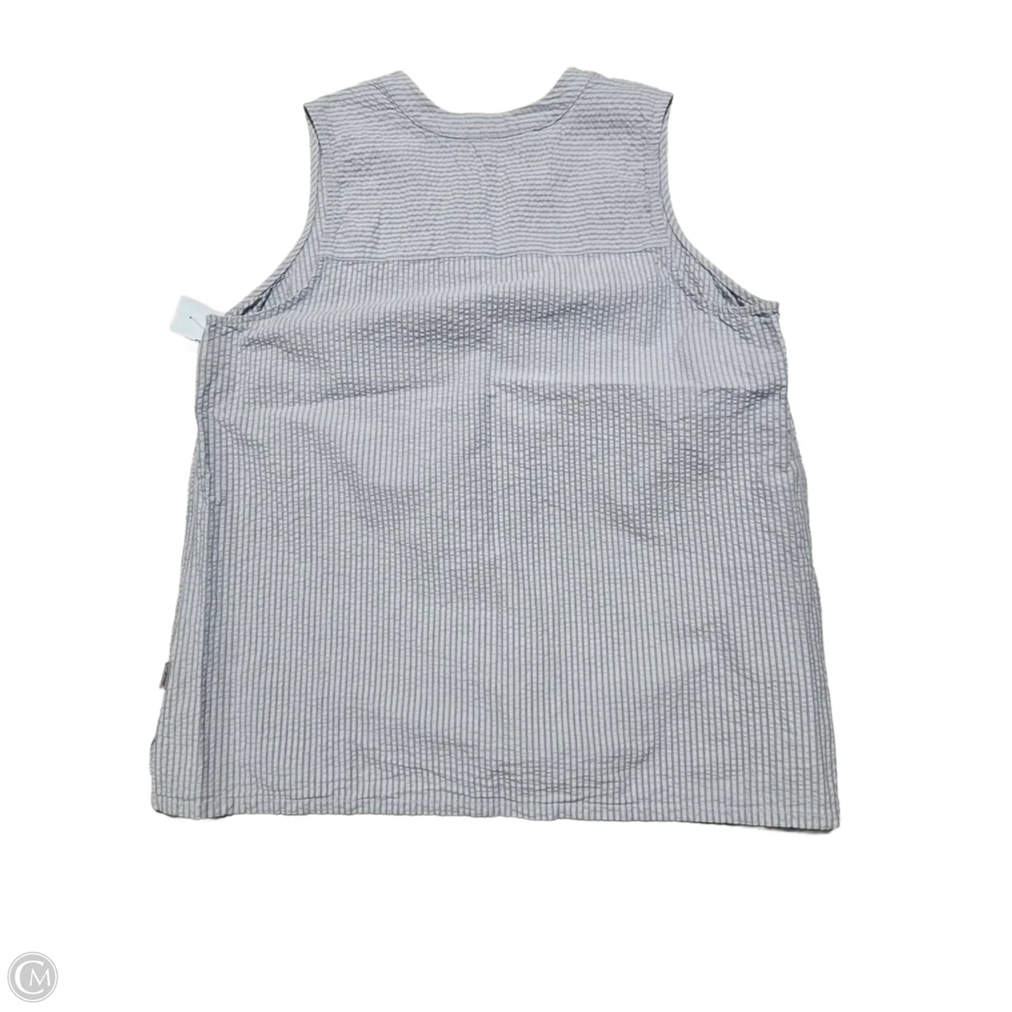Top Sleeveless By Eddie Bauer In Blue, Size: L