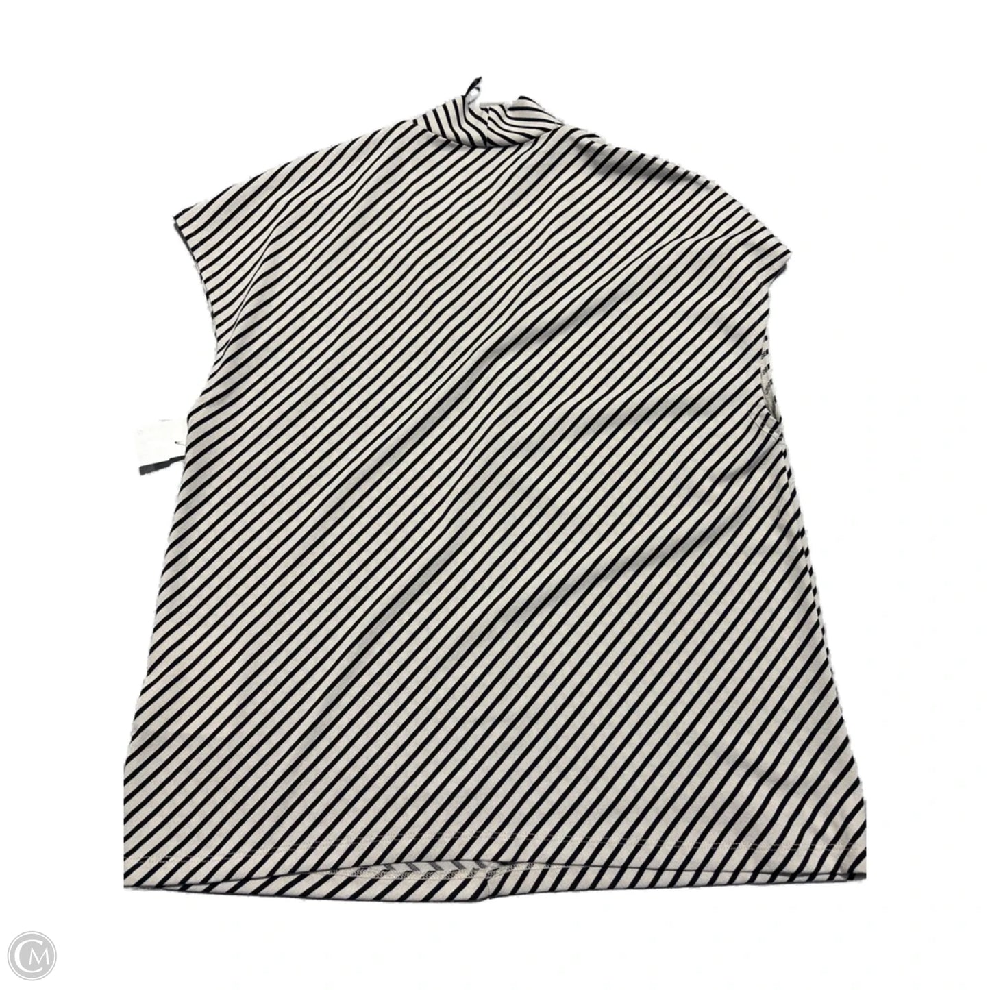 Top Sleeveless Basic By H&m In Striped Pattern, Size: S
