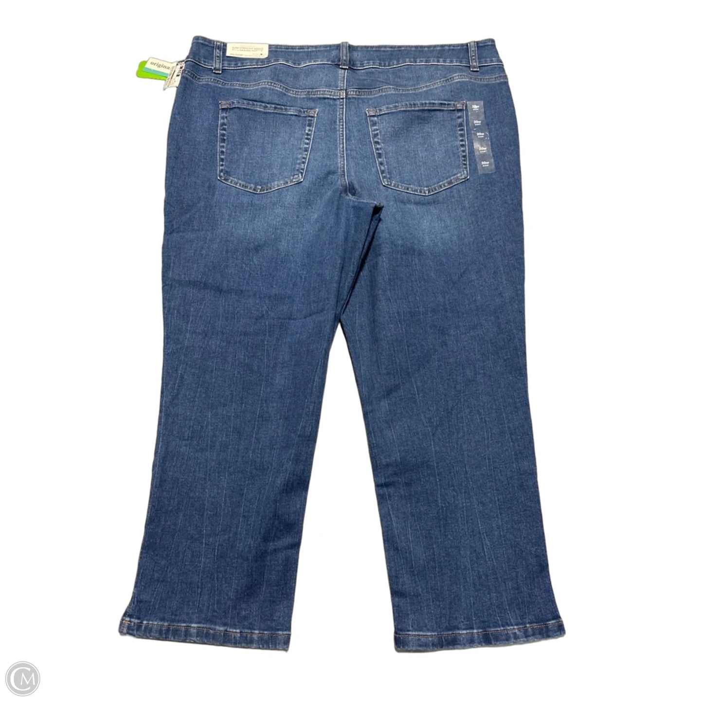 Jeans Straight By Maurices In Blue Denim, Size: 20
