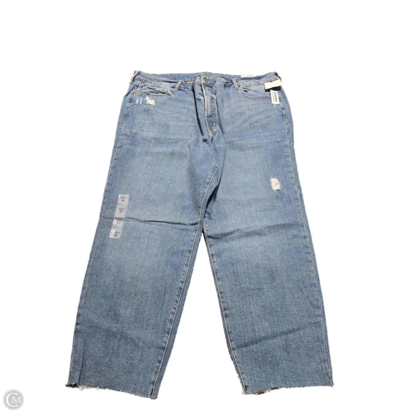Jeans Straight By Old Navy In Blue Denim, Size: 24