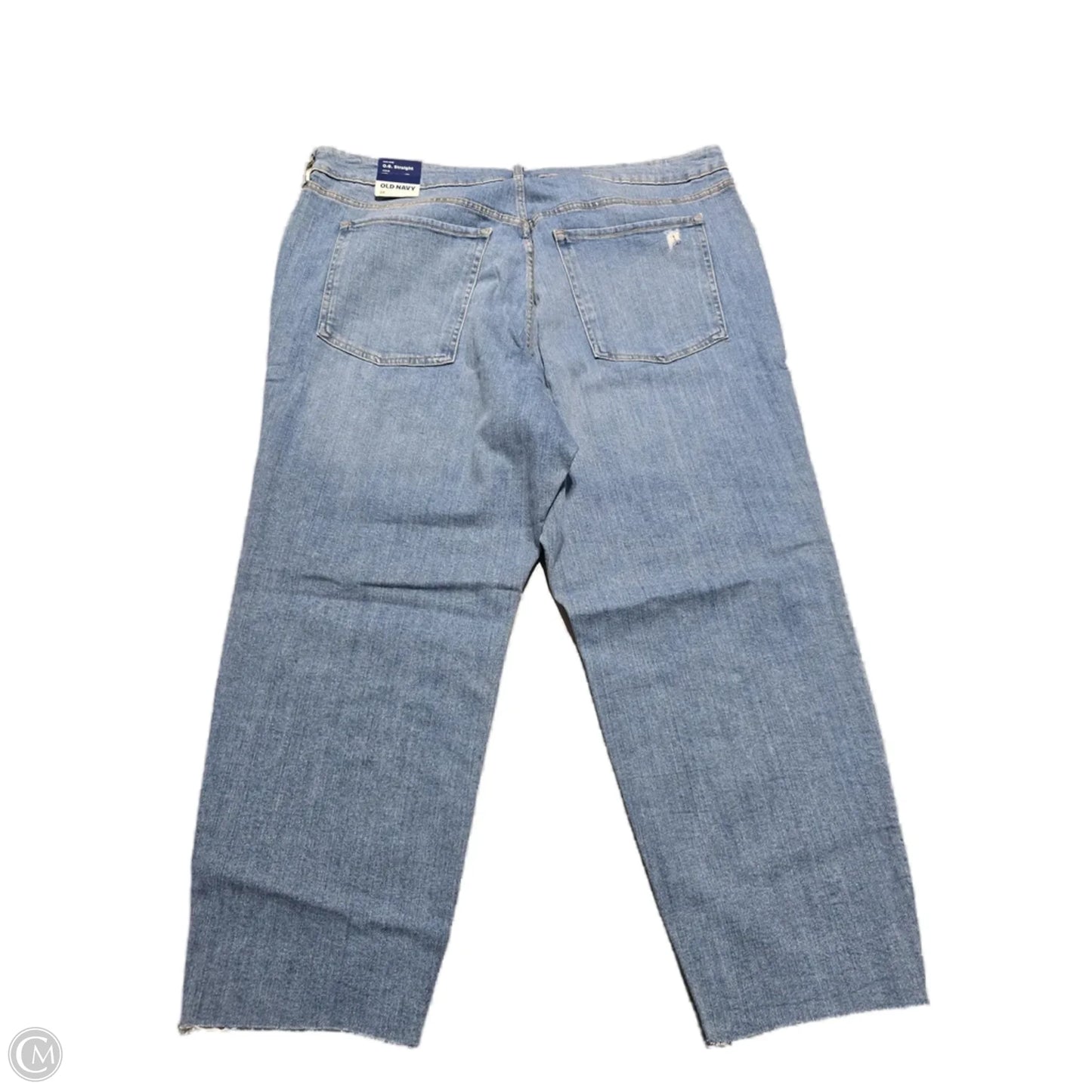Jeans Straight By Old Navy In Blue Denim, Size: 24