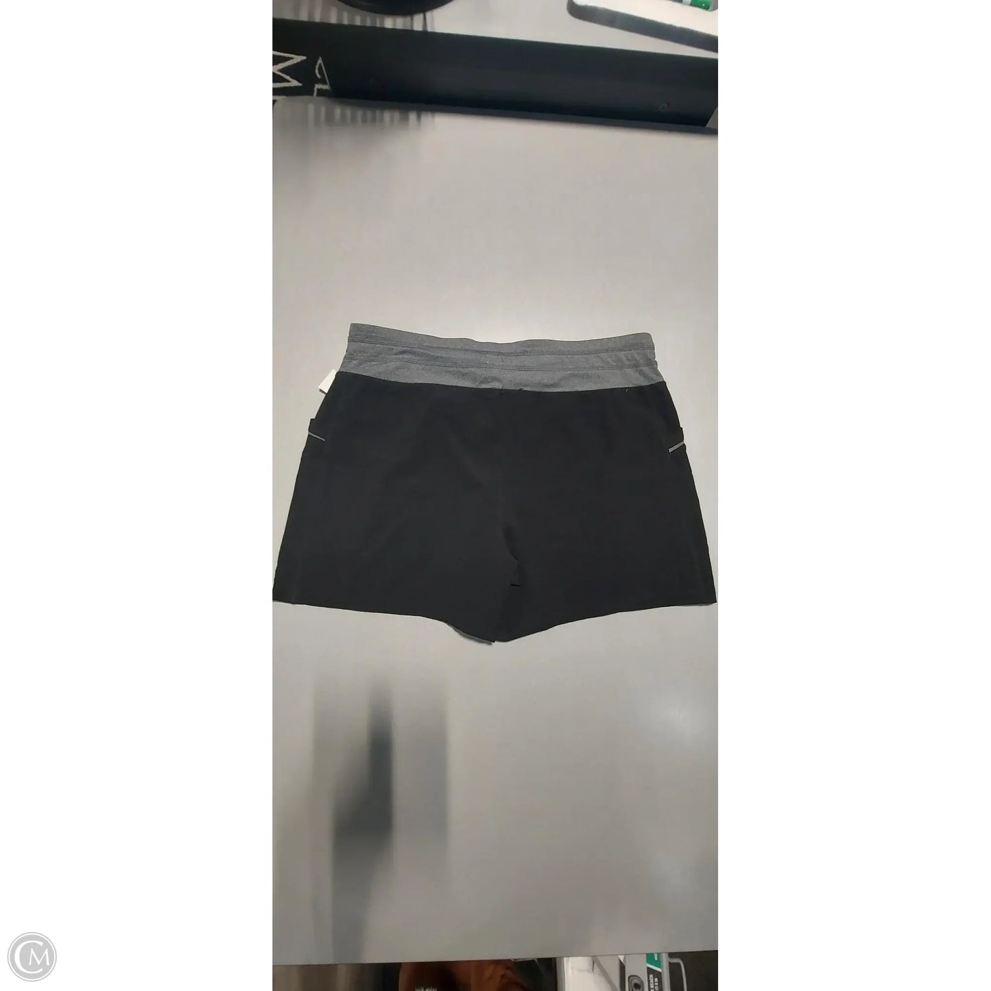 Athletic Shorts By Rbx In Black & Grey, Size: L