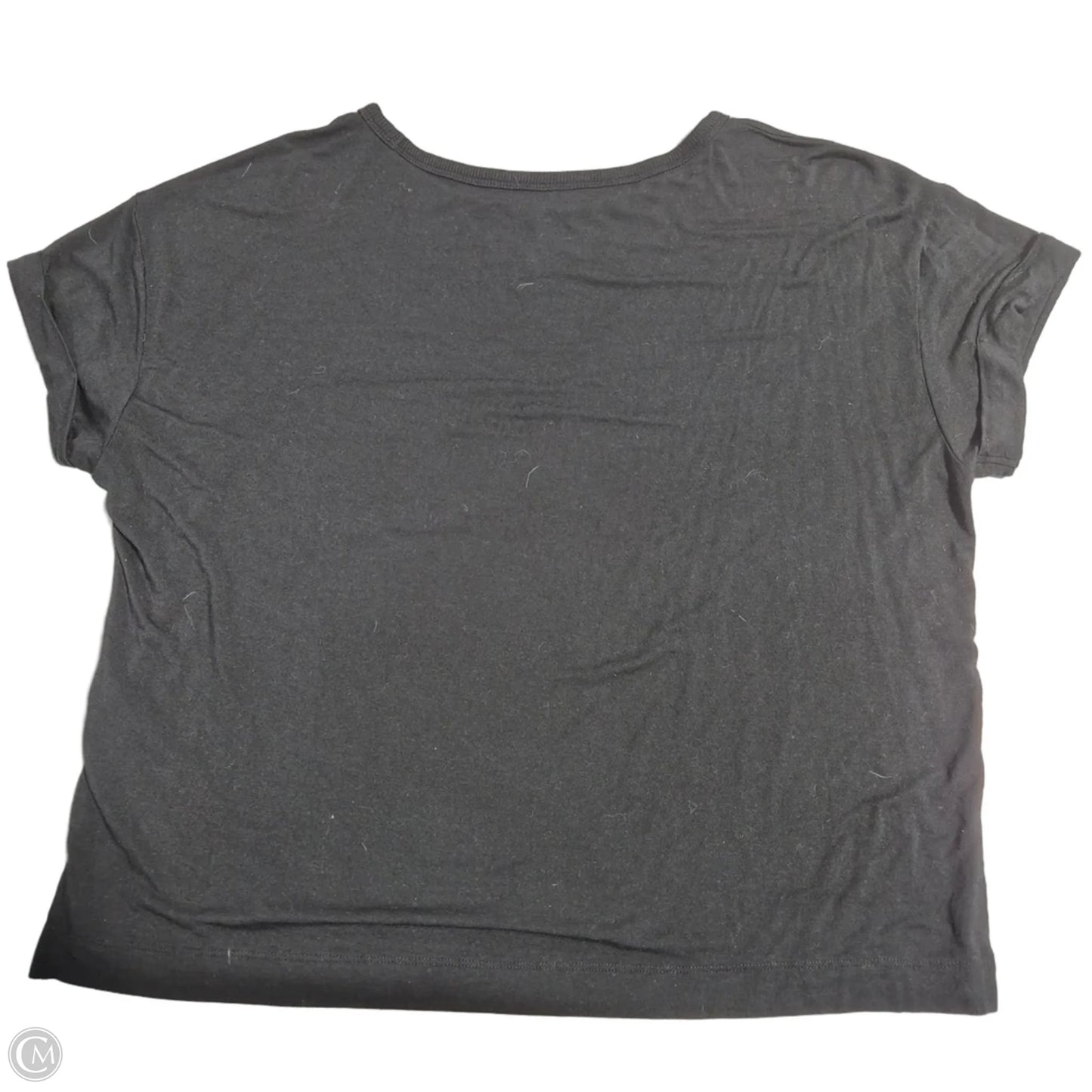 Top Short Sleeve Basic By American Eagle In Black, Size: M