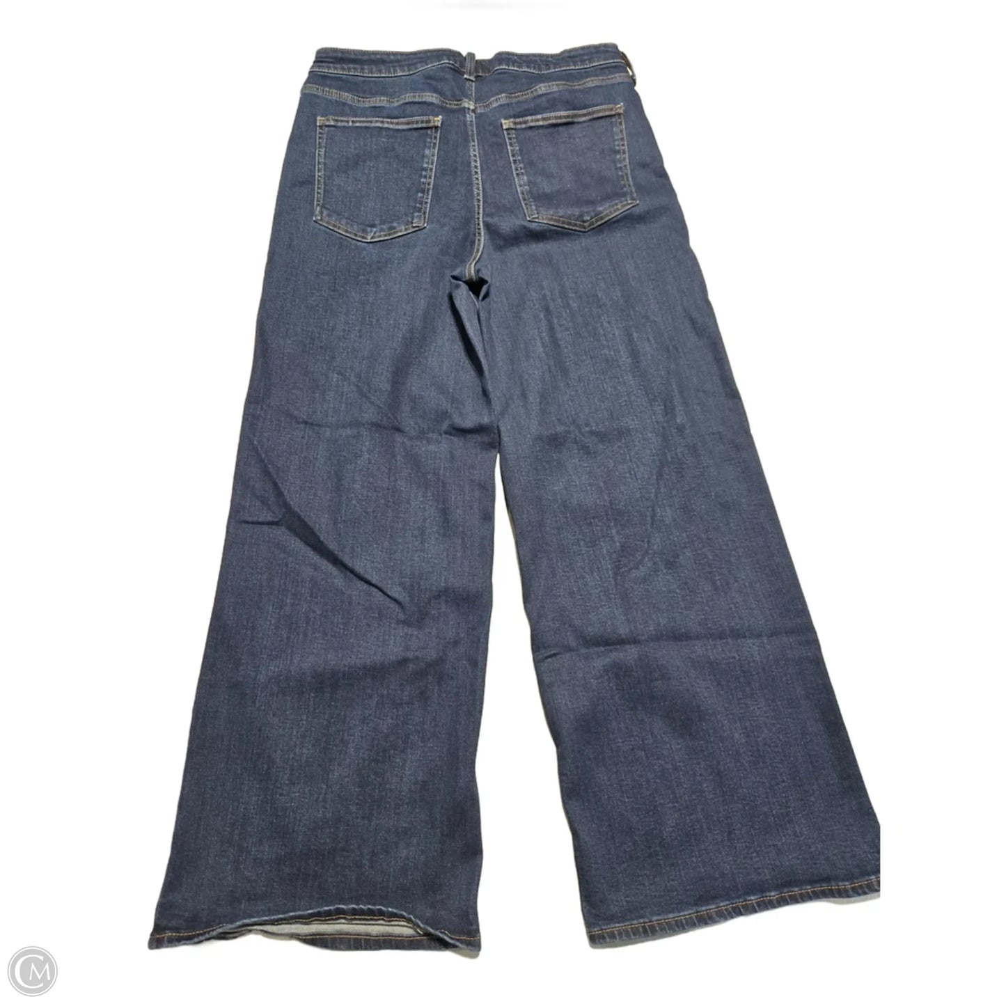 Jeans wide leg By Universal Thread In Blue Denim, Size: 16
