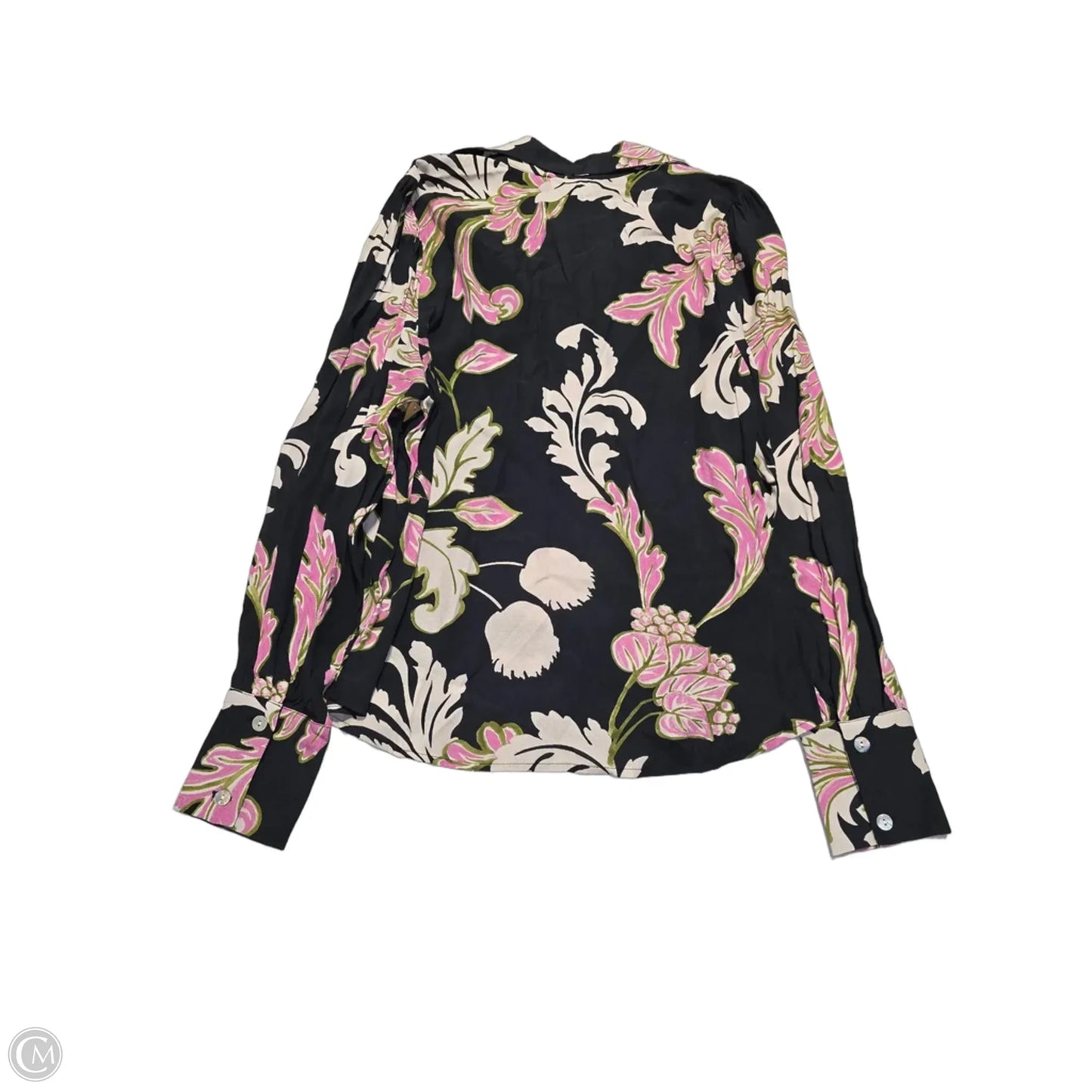 Top Long Sleeve By Karen Kane In Black, Size: S